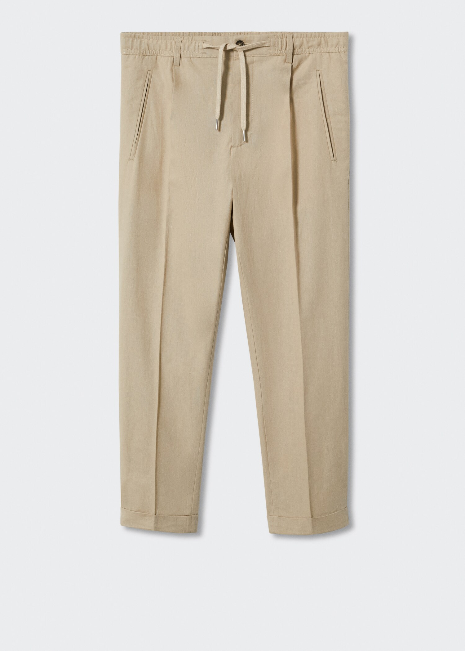 Relaxed linen trousers - Article without model