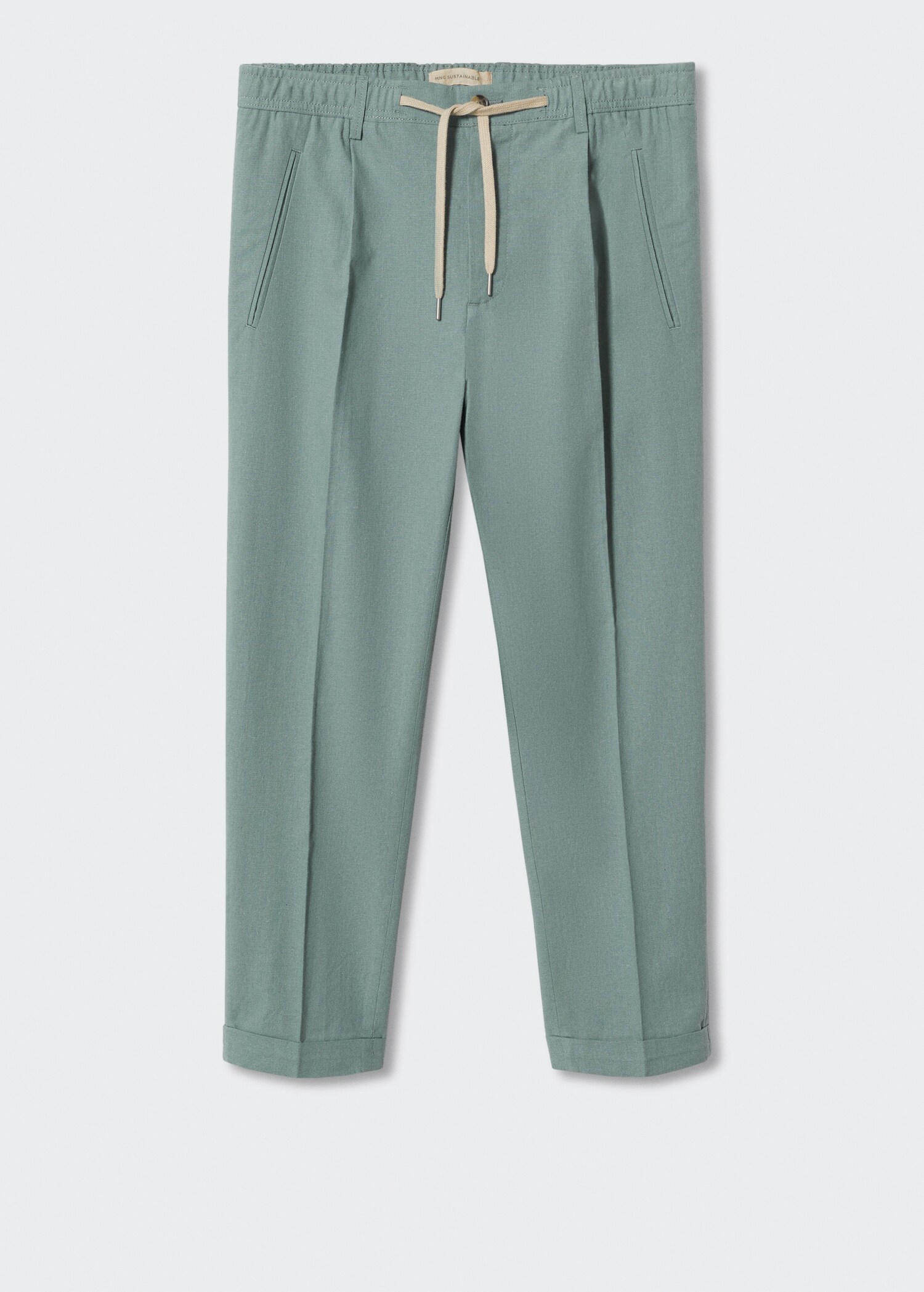 Linnen relaxed broek - Artikel zonder model