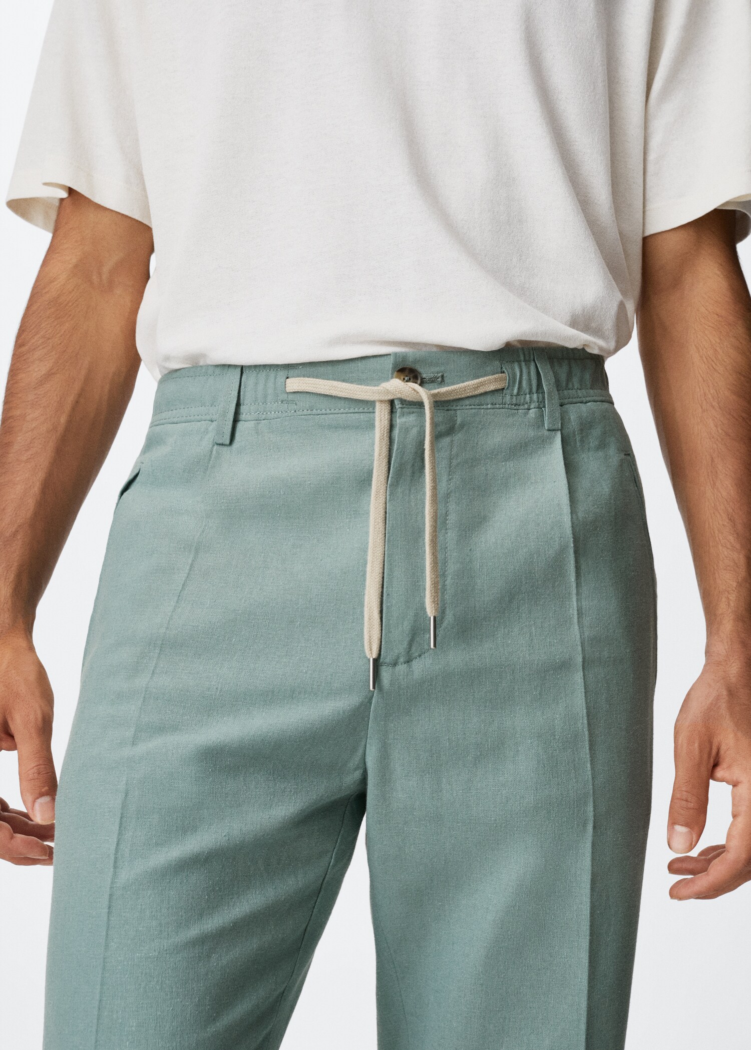 Linnen relaxed broek - Detail van het artikel 1