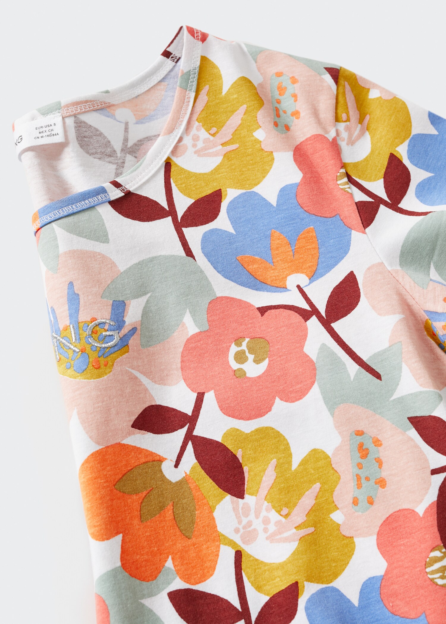 Printed cotton-blend T-shirt - Details of the article 8