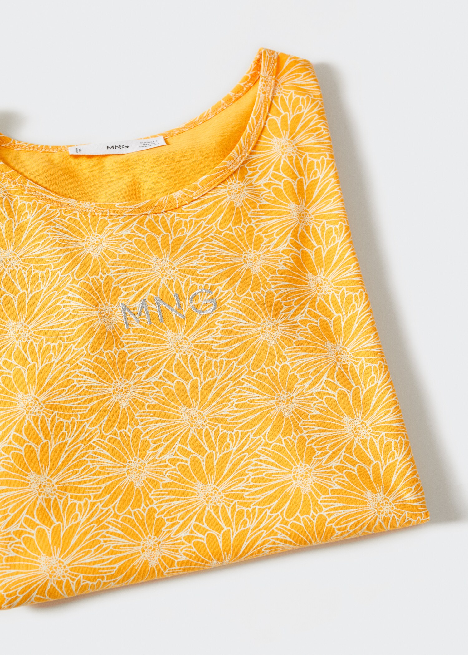 Printed cotton-blend T-shirt - Details of the article 8
