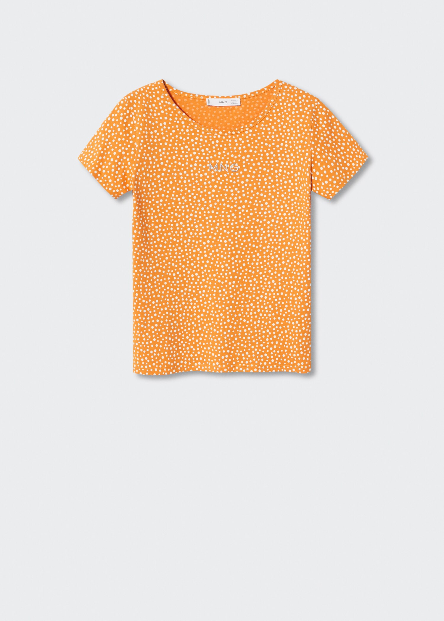Printed cotton-blend T-shirt - Article without model