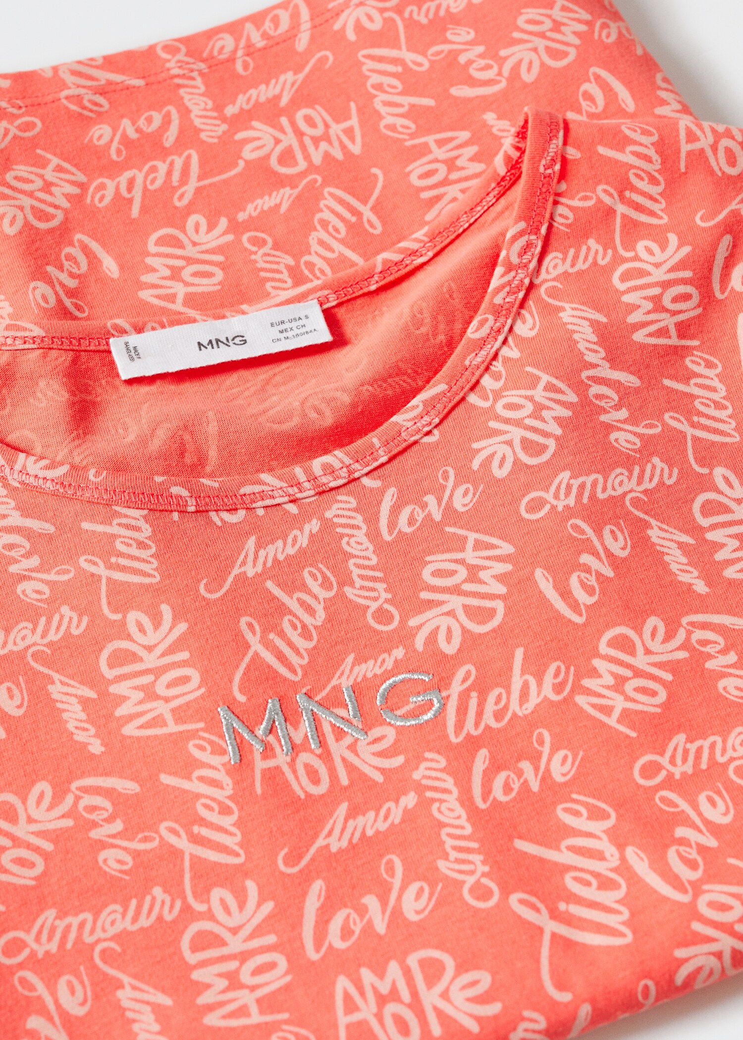 Printed cotton-blend T-shirt - Details of the article 8