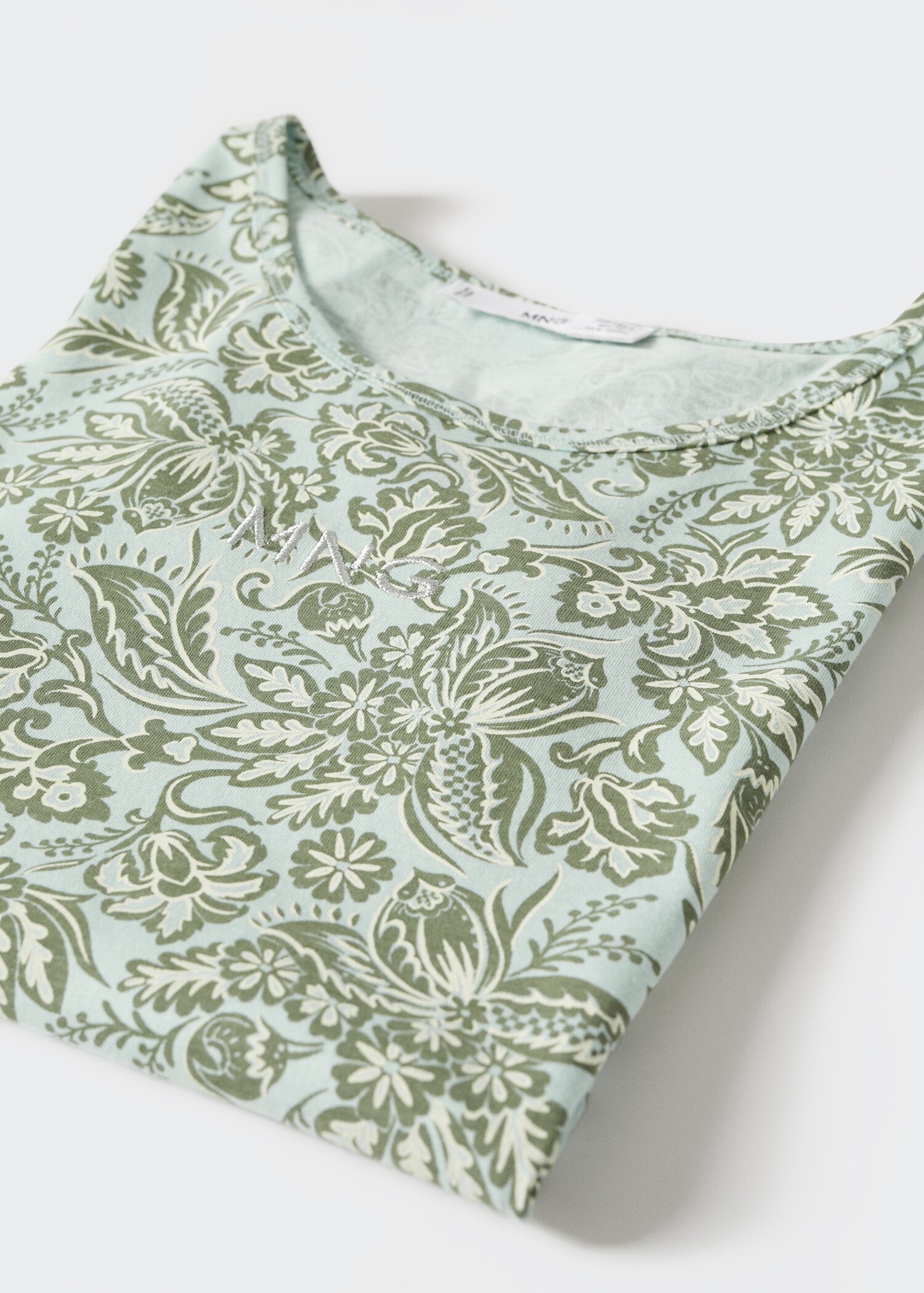 Printed cotton-blend T-shirt - Details of the article 8