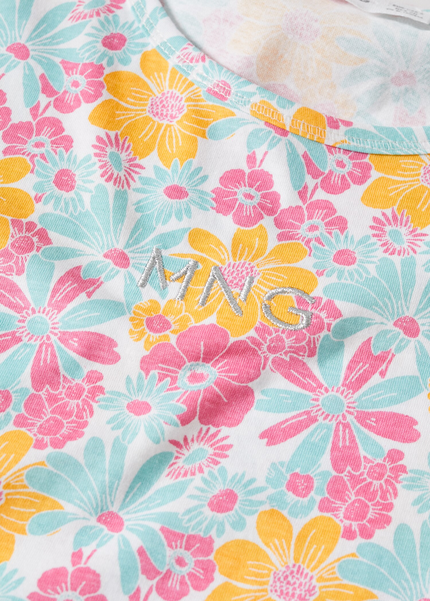 Printed cotton-blend T-shirt - Details of the article 8
