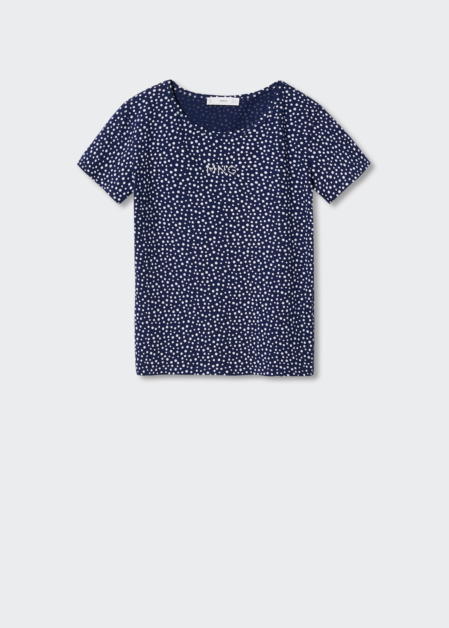 Printed cotton-blend T-shirt - Article without model
