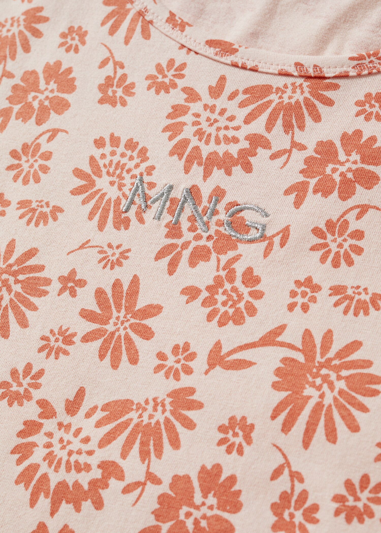 Printed cotton-blend T-shirt - Details of the article 8
