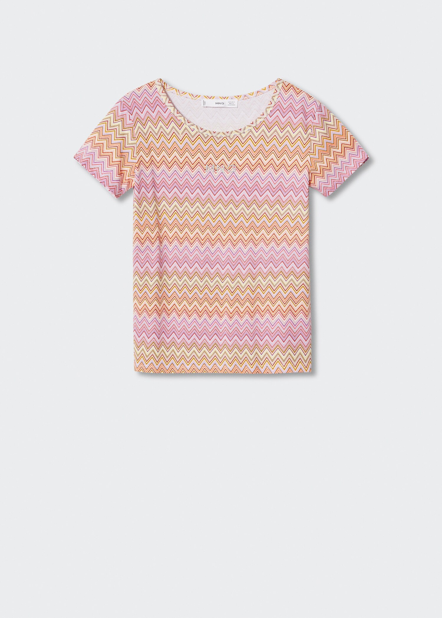 Printed cotton-blend T-shirt - Article without model