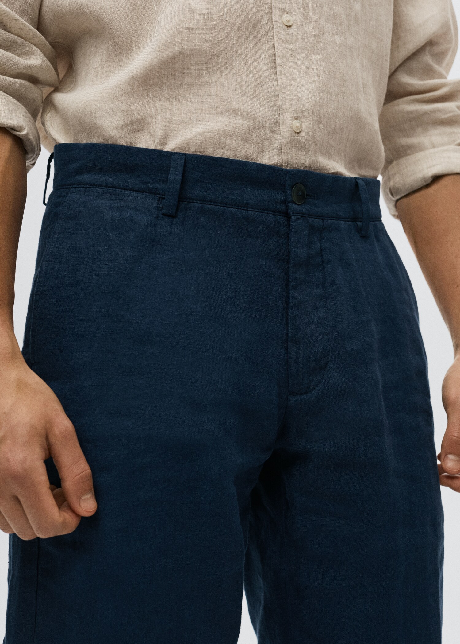Bermudashorts aus 100 % Leinen - Detail des Artikels 1