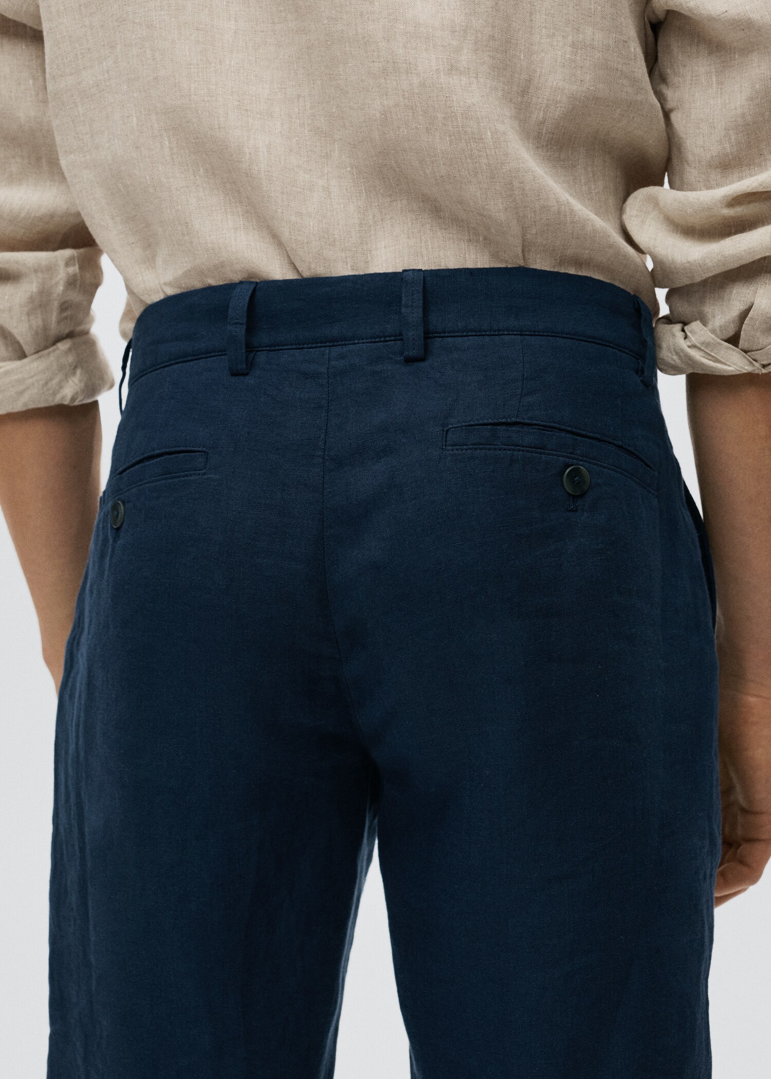 Bermudashorts aus 100 % Leinen - Detail des Artikels 3
