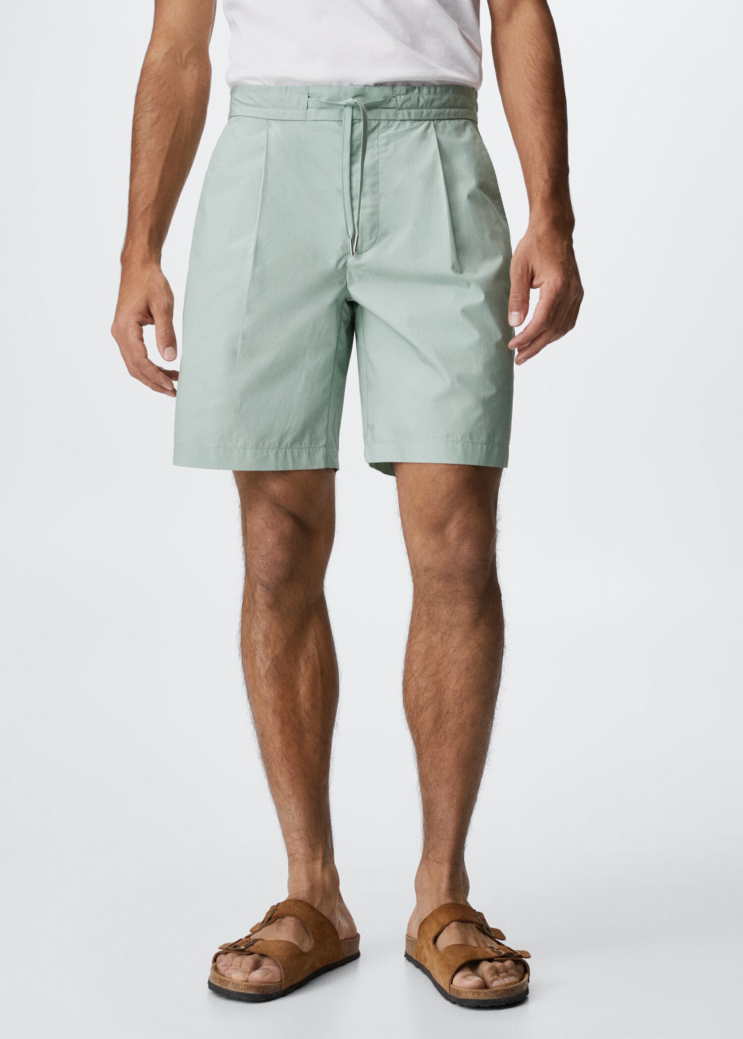 Bermudas algodón cordón - Plano medio