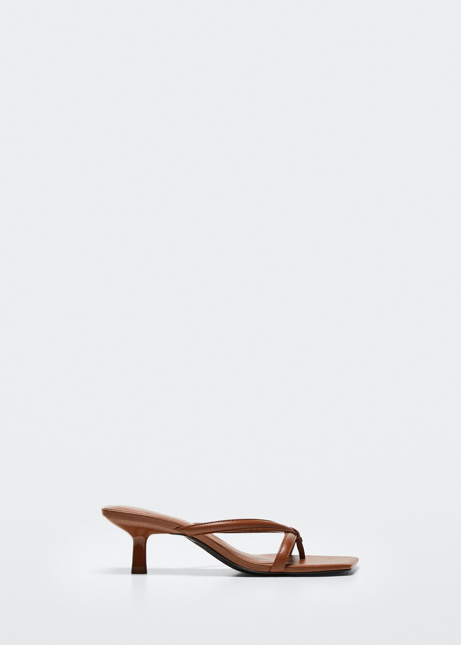 Structured leather sandals - Article without model