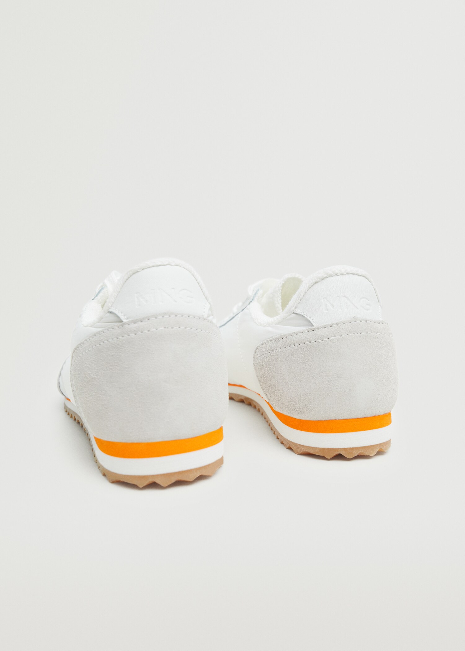 Leather mixed sneakers - Details of the article 2