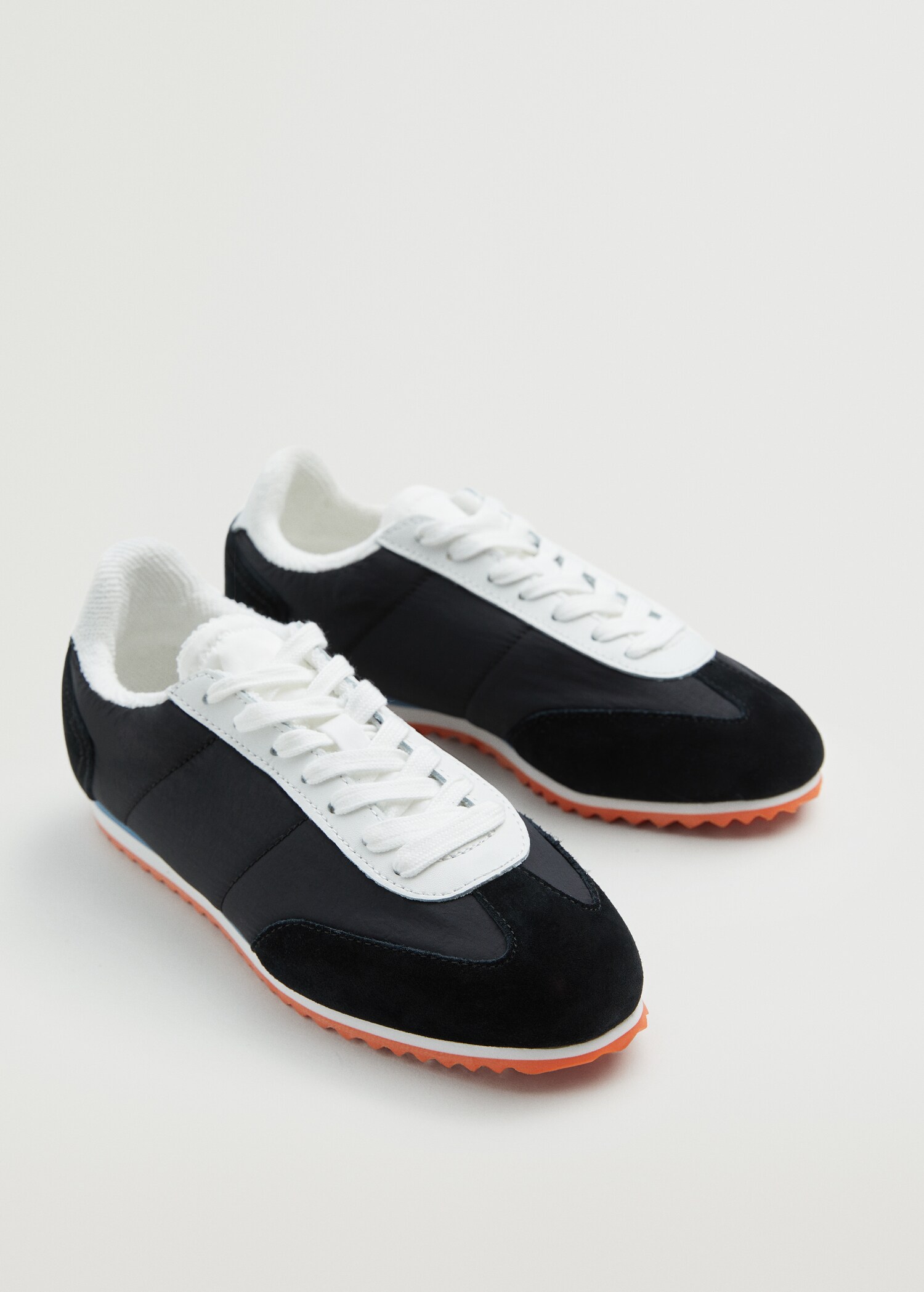 Leather mixed sneakers - Details of the article 3
