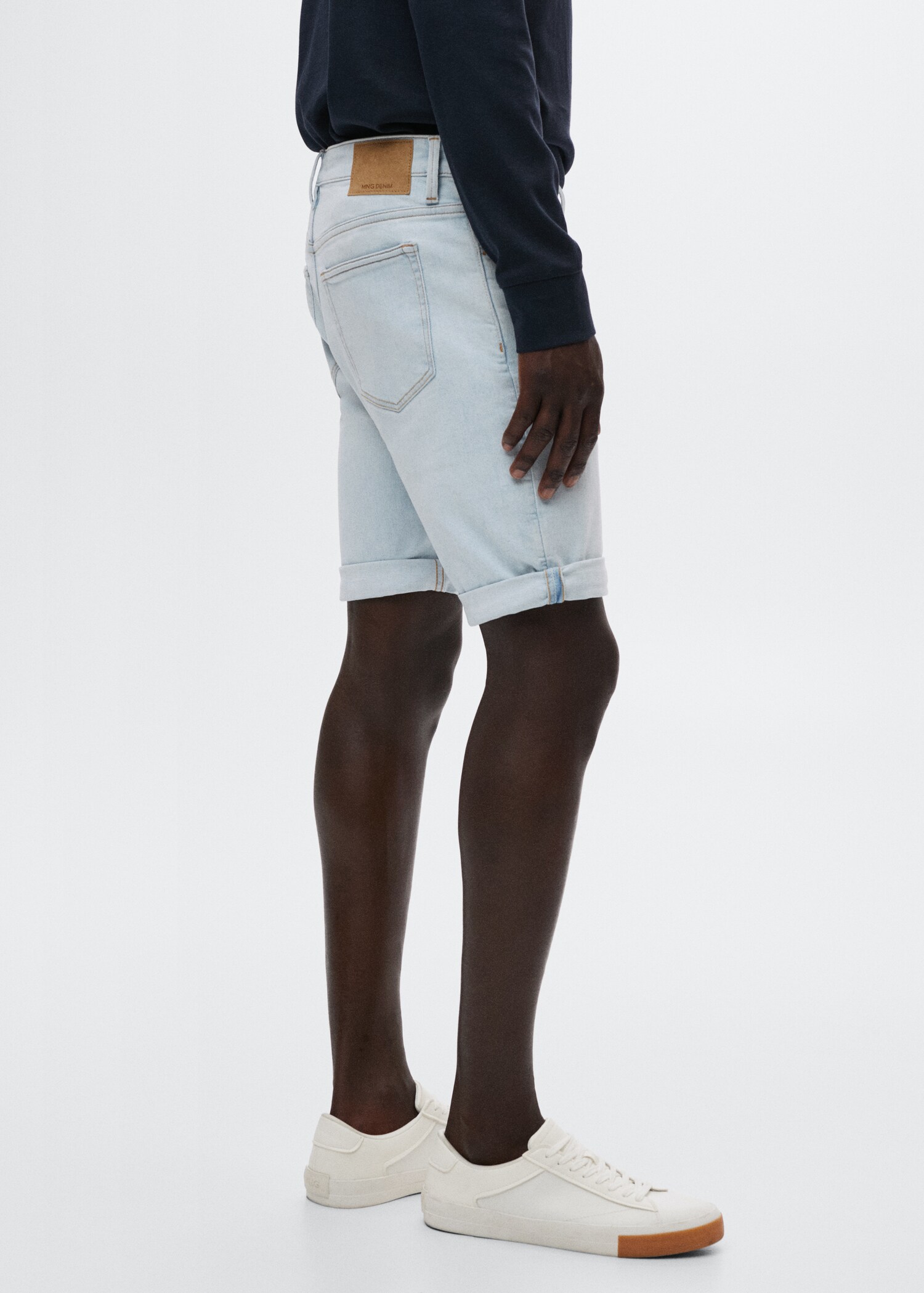 Calções de ganga slim fit - Pormenor do artigo 2