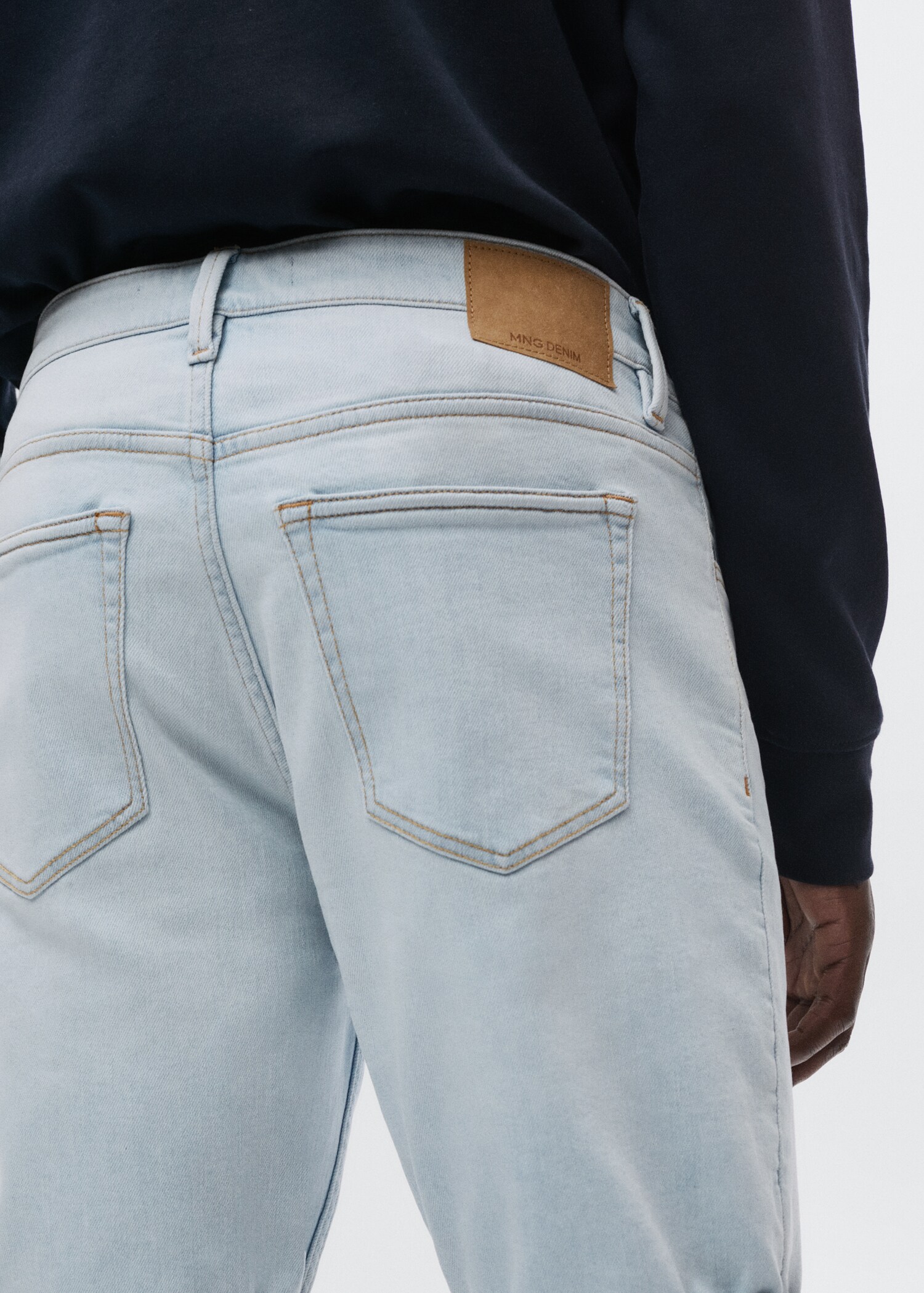 Calções de ganga slim fit - Pormenor do artigo 3
