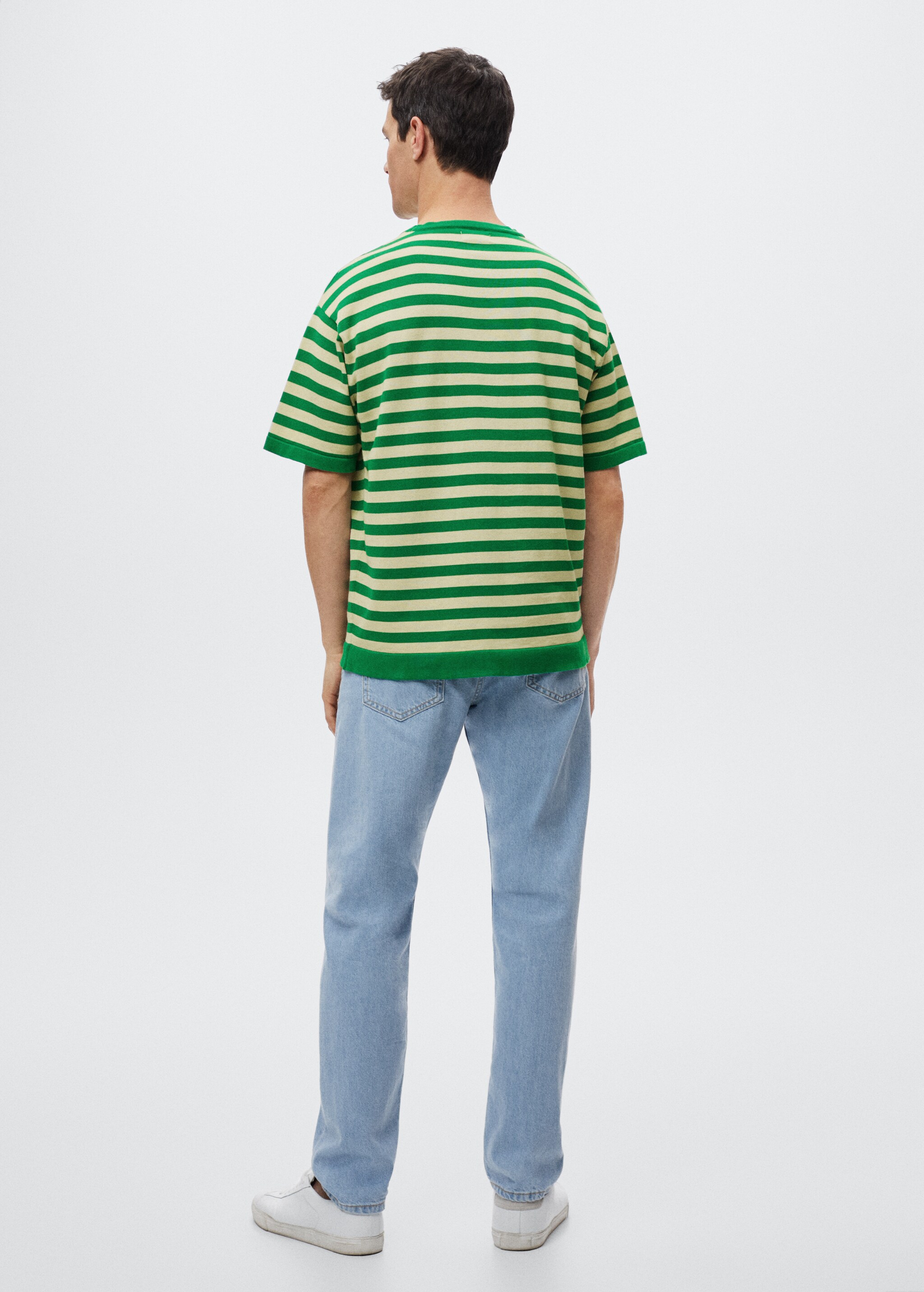 Striped jersey T-shirt - Spatele articolului