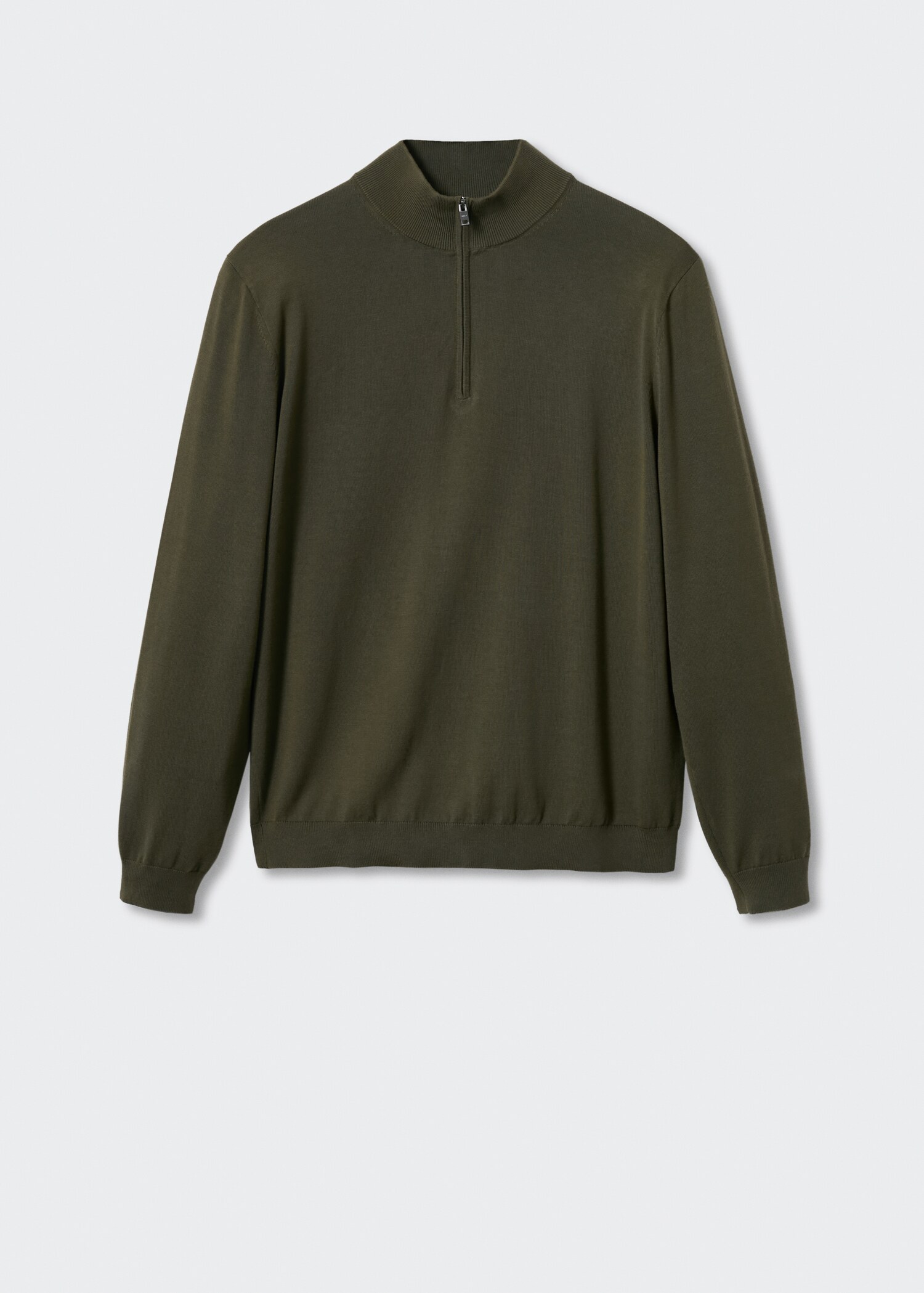 Pull-over coton zippé - Article sans modèle