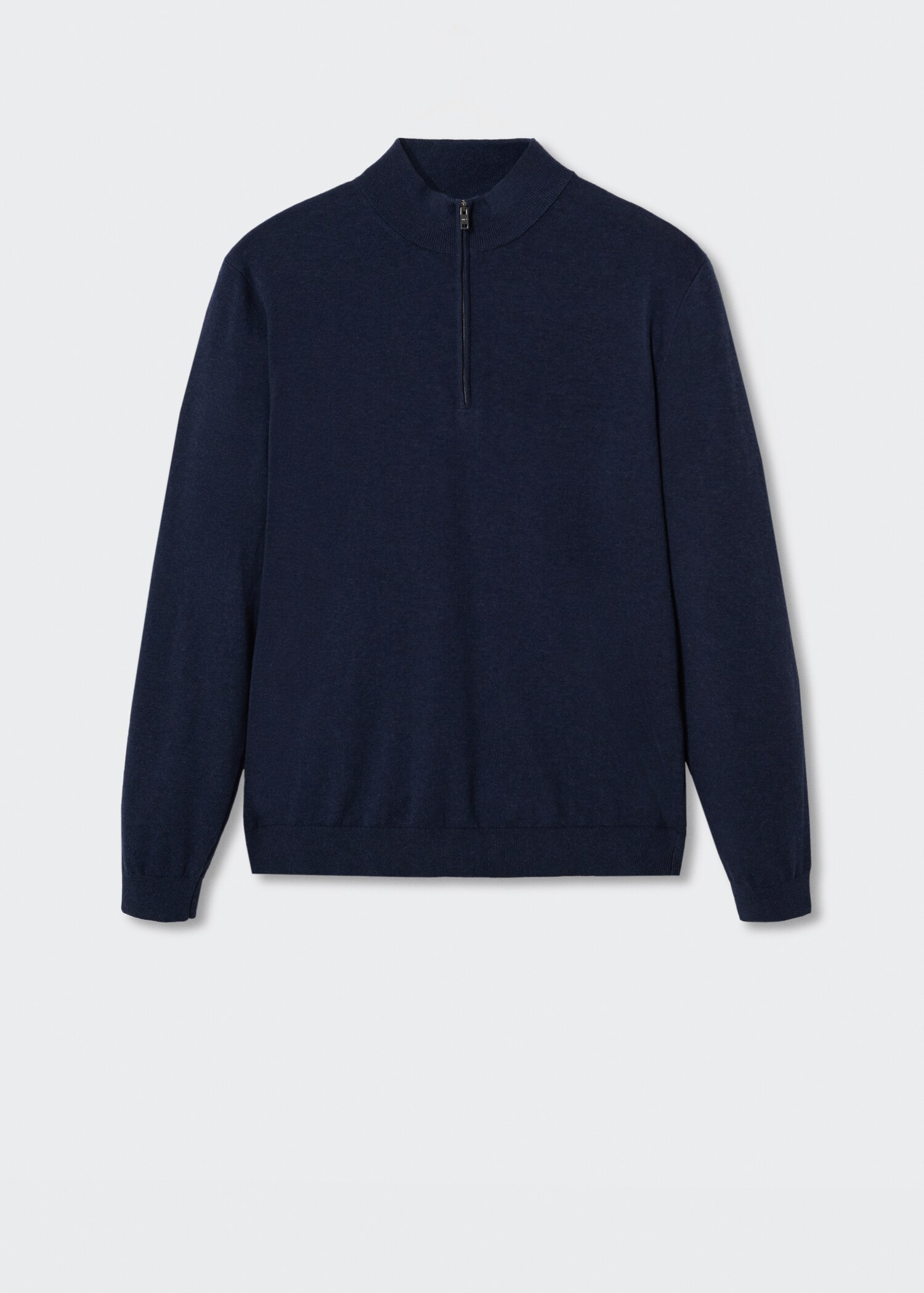 Pull-over coton zippé - Article sans modèle