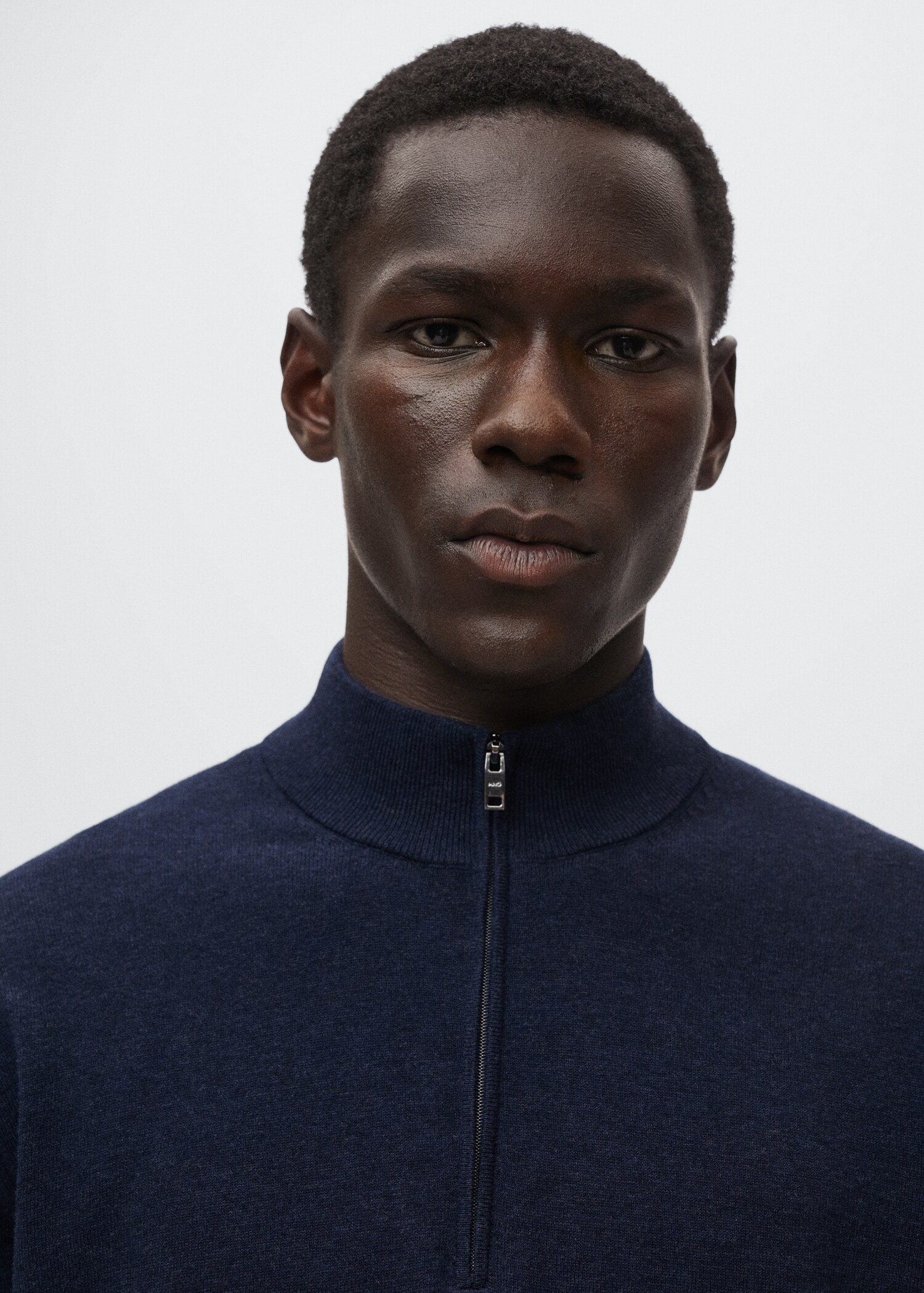 Pull-over coton zippé - Détail de l'article 1