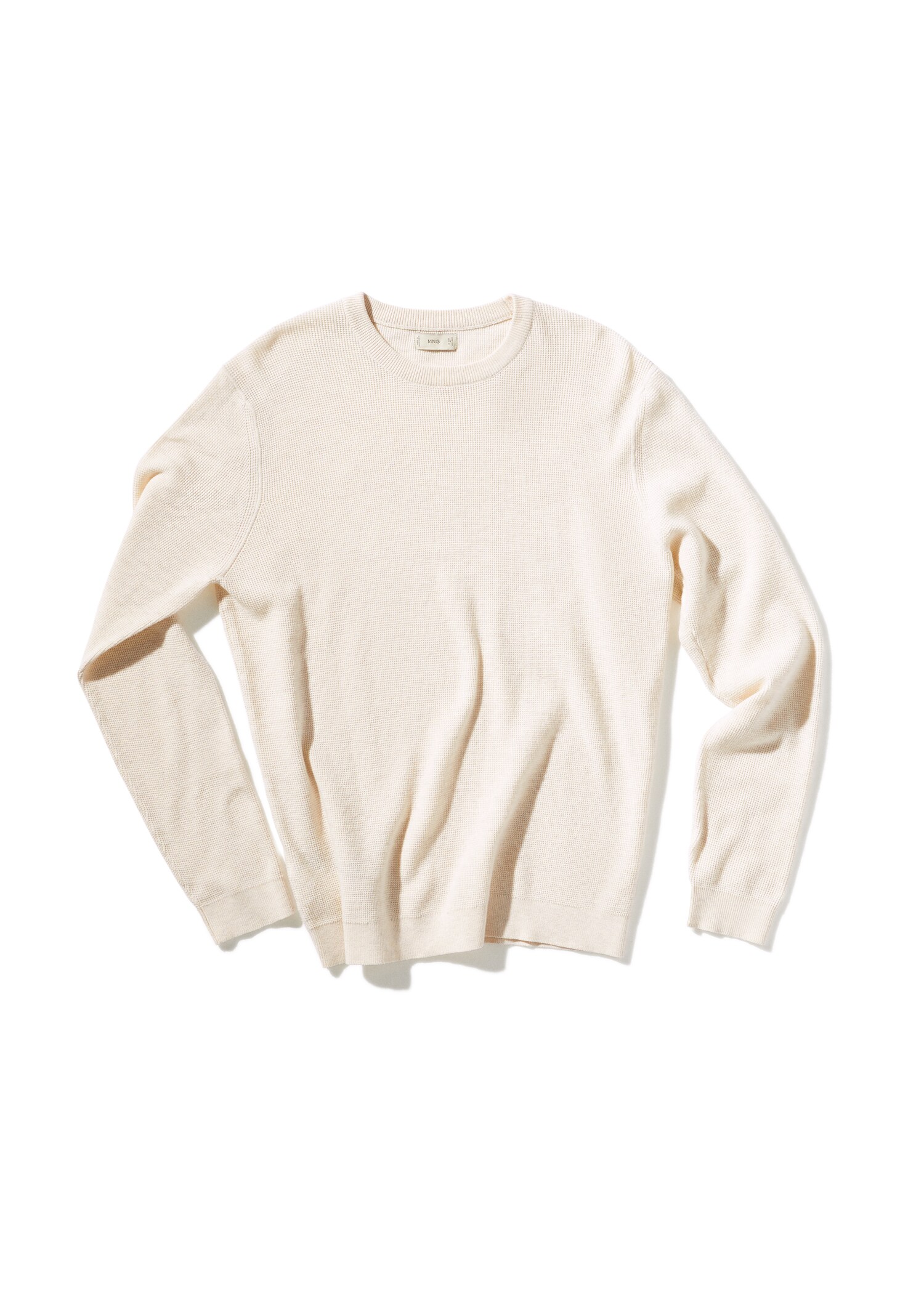 Structured cotton sweater - Details of the article 9