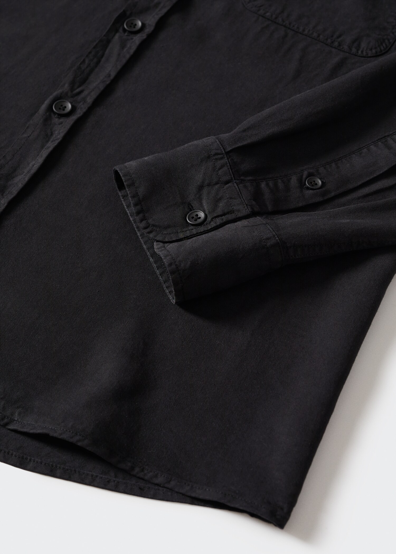 Flowy regular-fit lyocell shirt - Details of the article 7