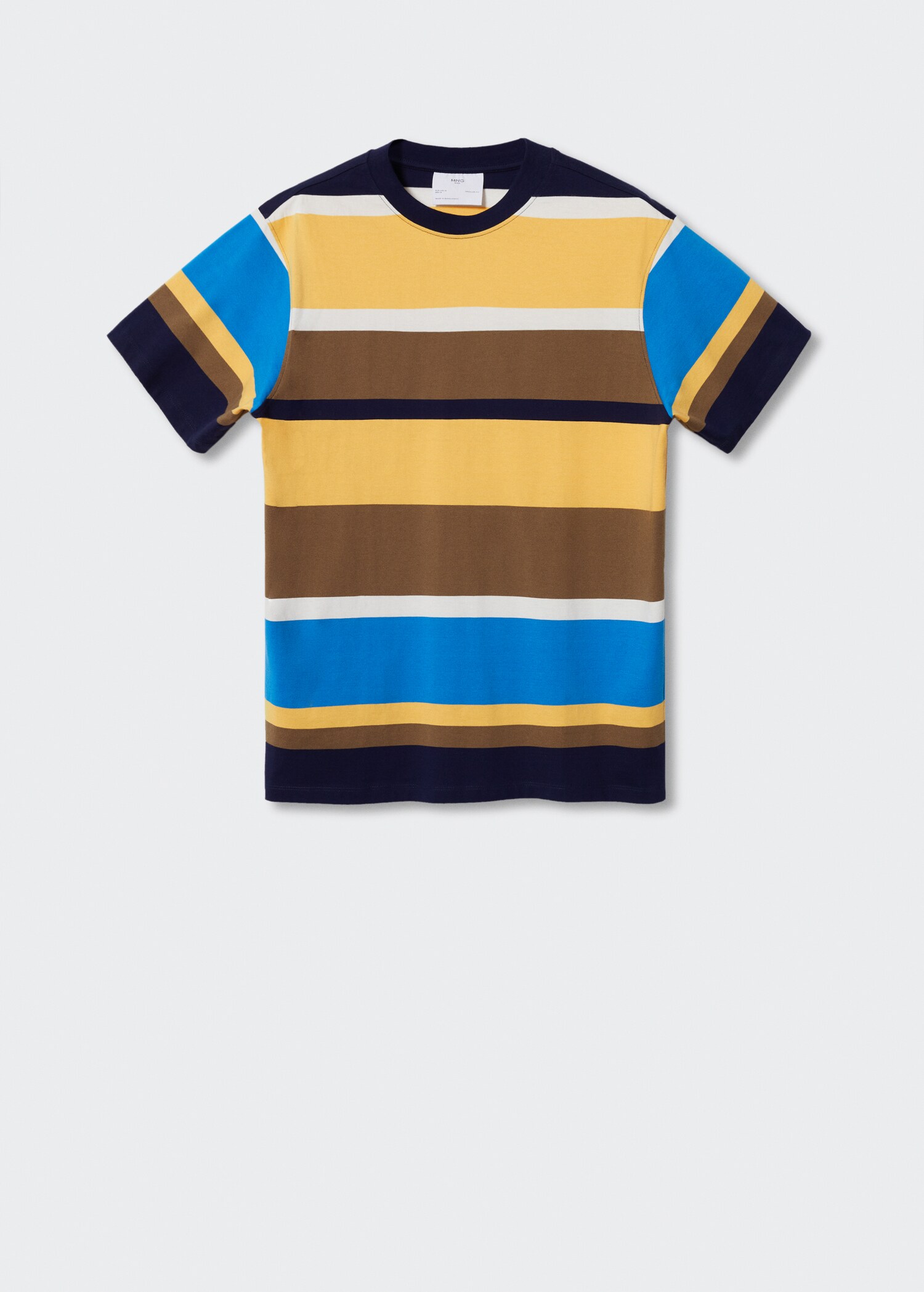 Striped cotton T-shirt - Article without model