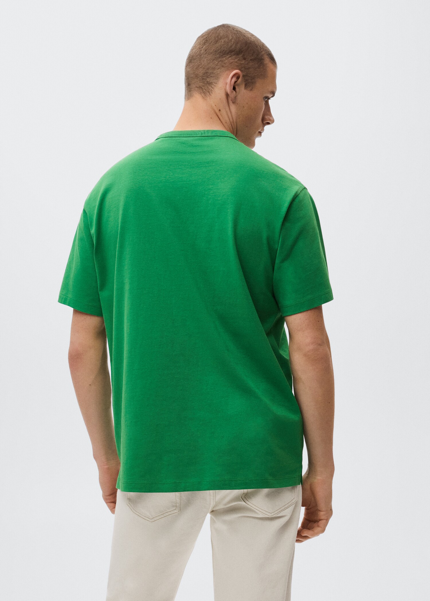 T-Shirt mit Schriftzug - Rückseite des Artikels
