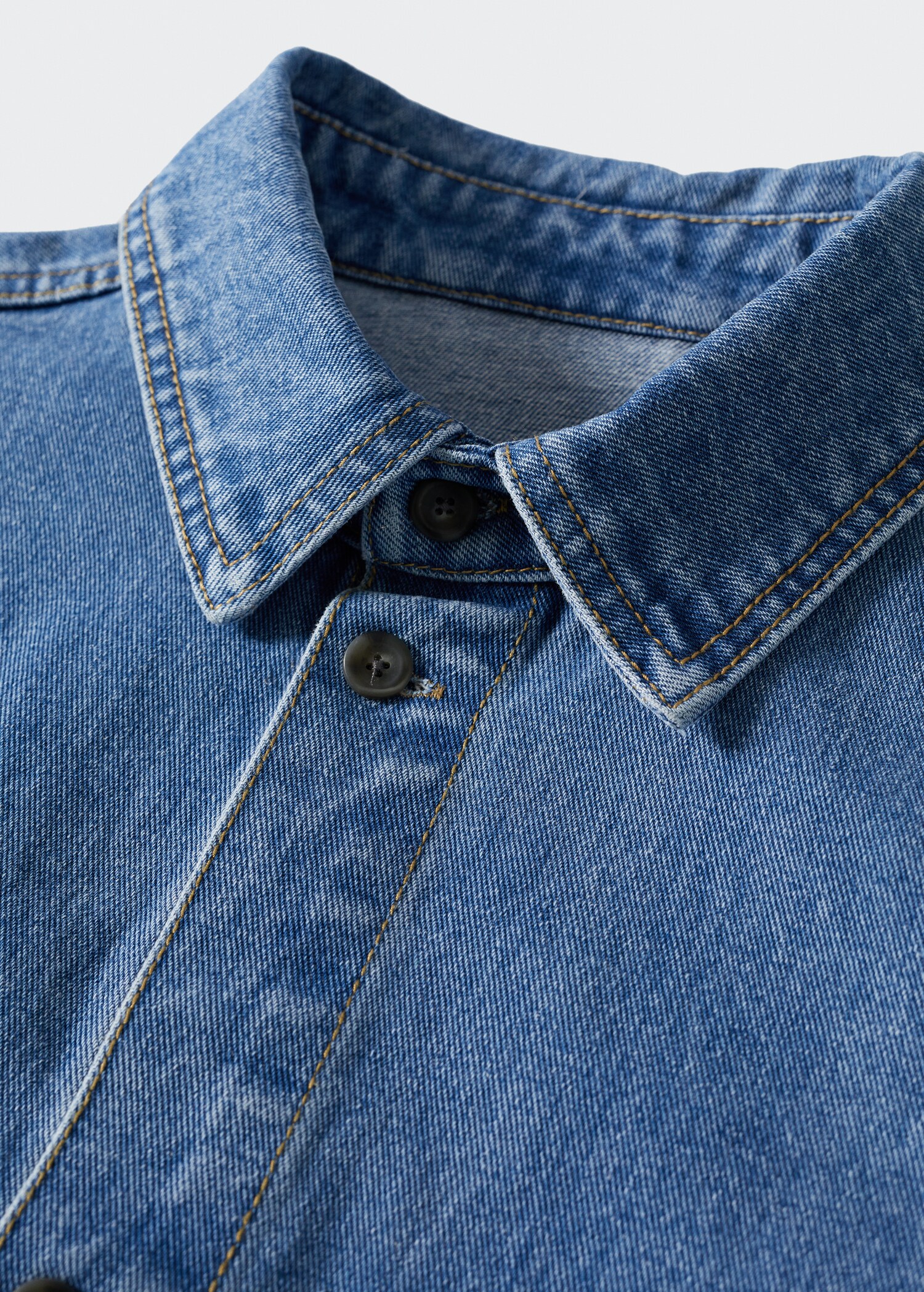 Jeans-Overshirt mit Taschen - Detail des Artikels 8