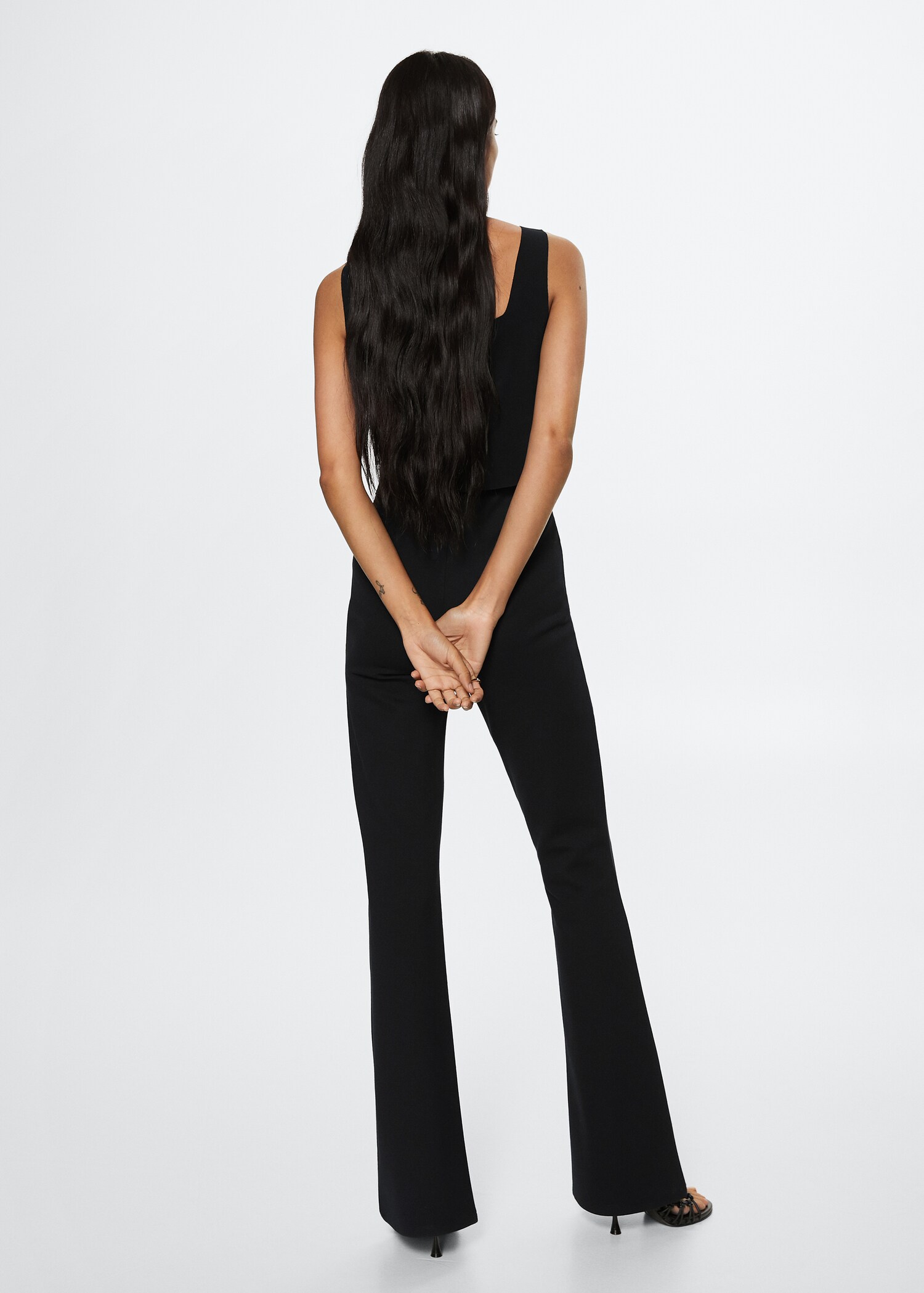 Flared leggings - Reverse of the article