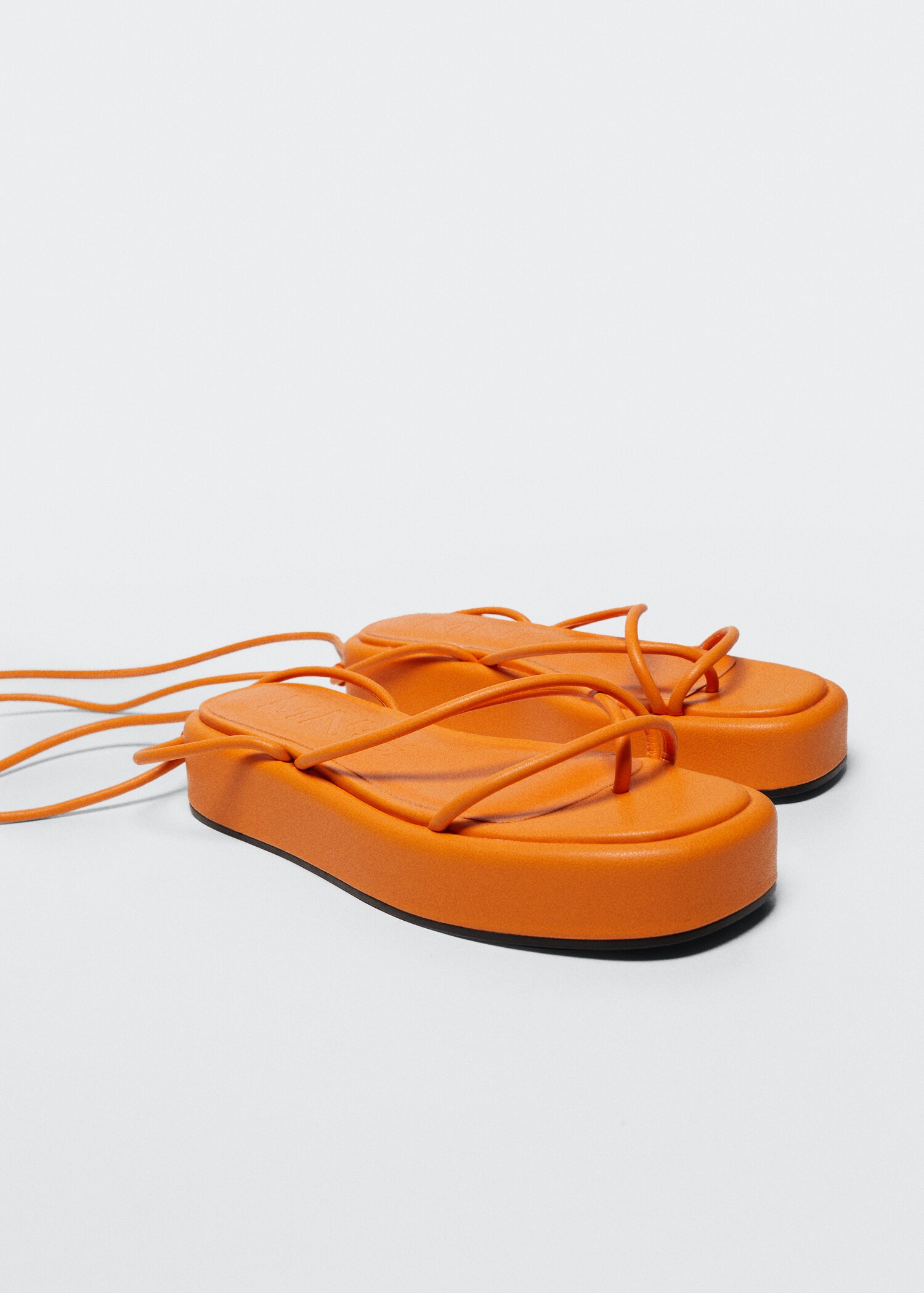Platform strap sandals - Medium plane