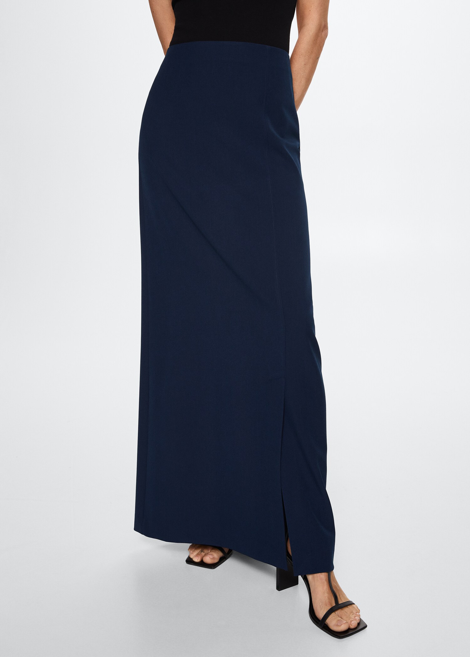 Slit hem skirt - Details of the article 1