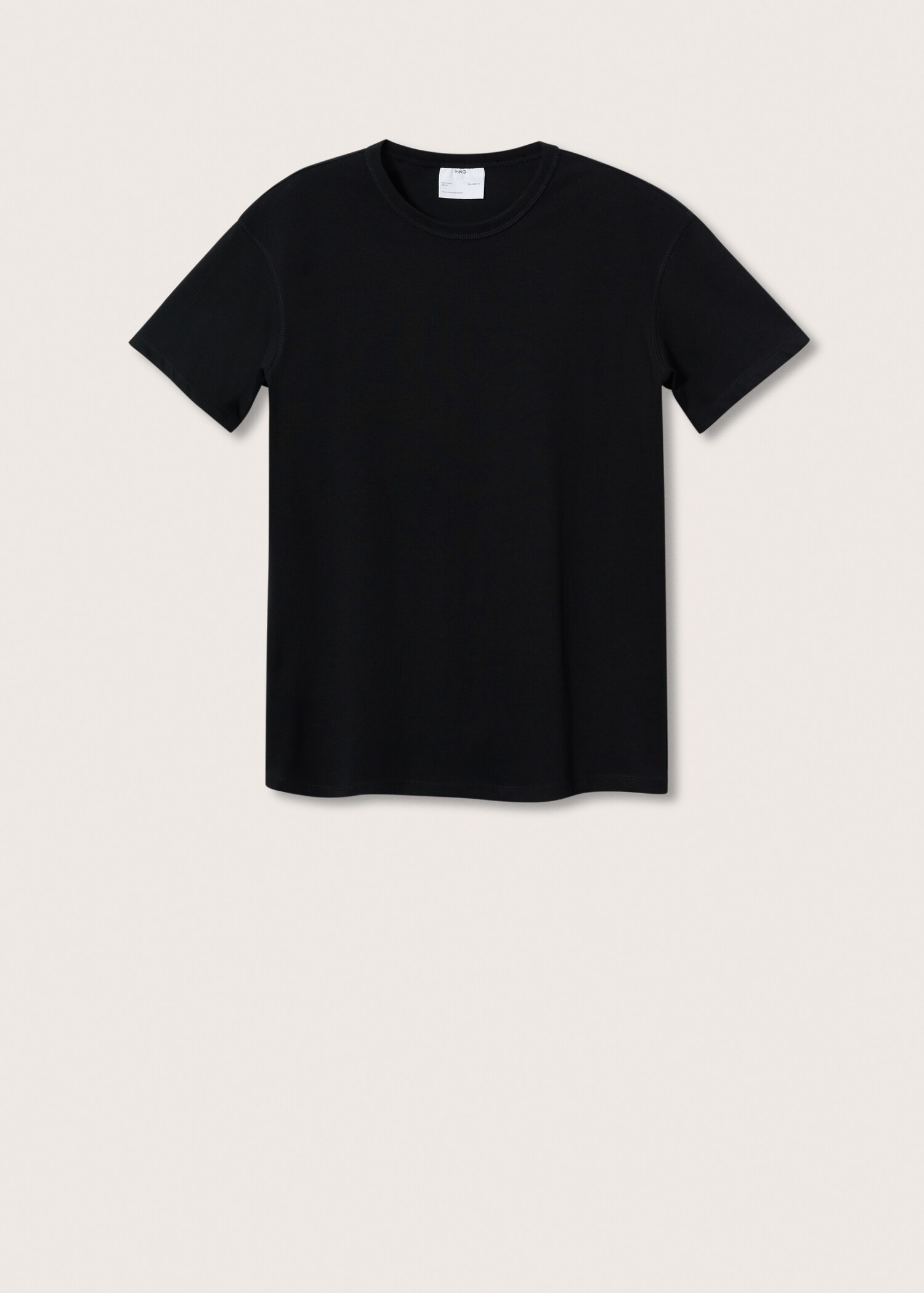 Camiseta algodón relaxed fit - Artículo sin modelo