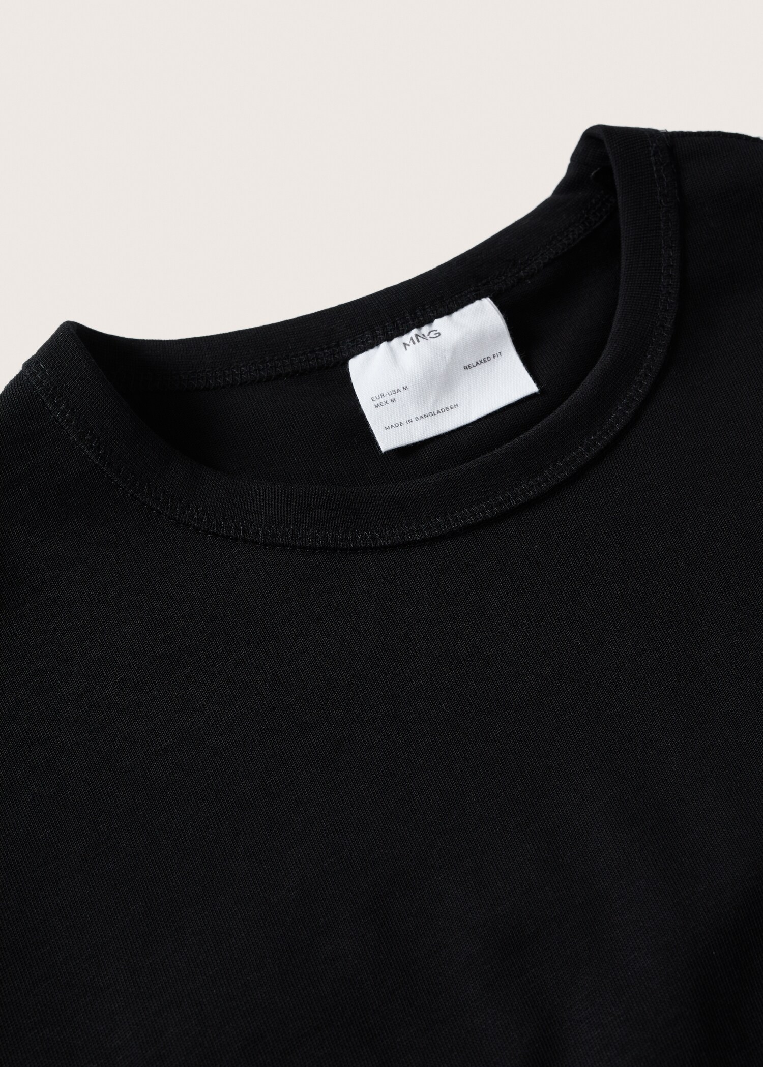 Camiseta algodón relaxed fit - Detalle del artículo 8