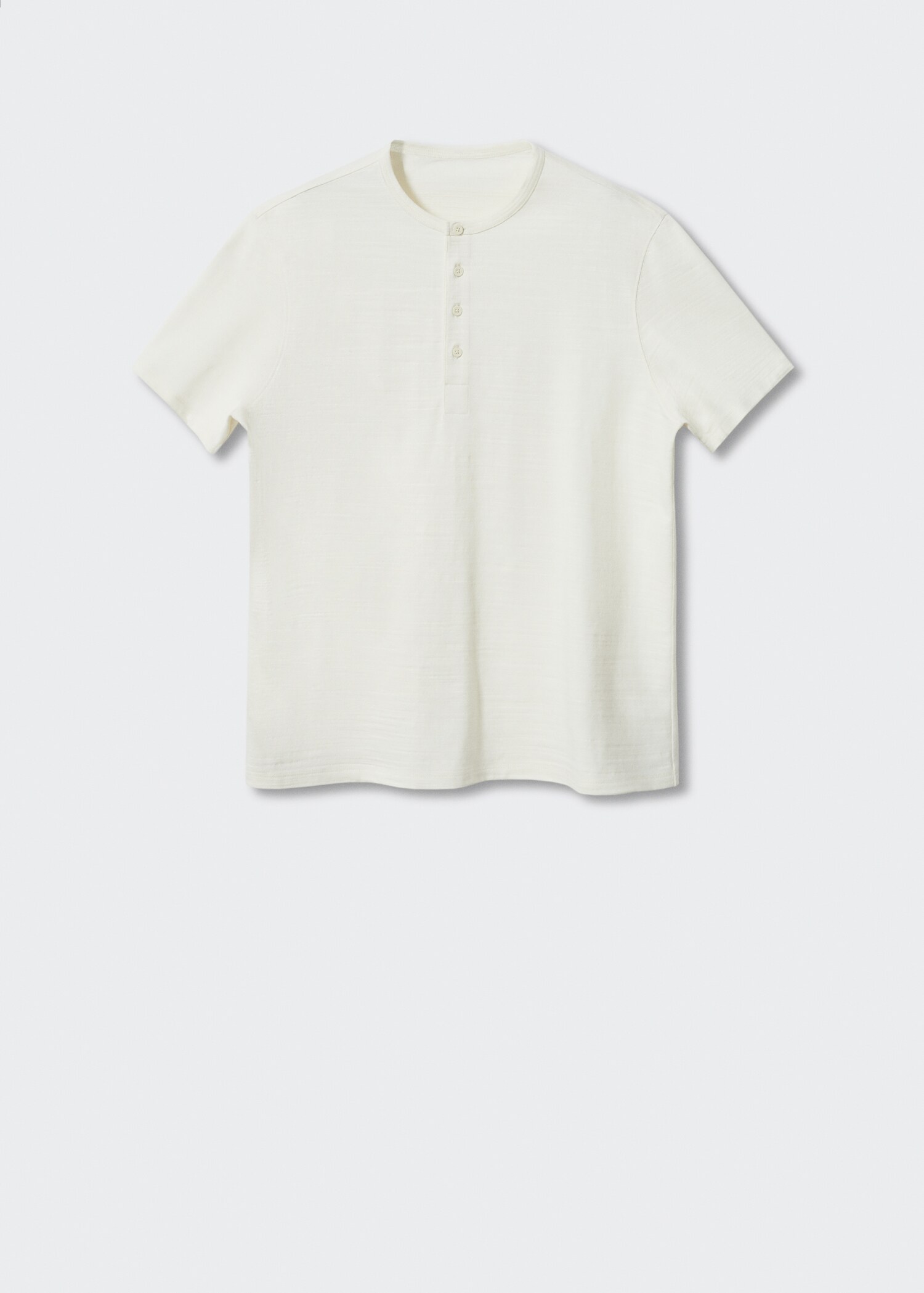Camiseta algodón cuello panadero - Artículo sin modelo