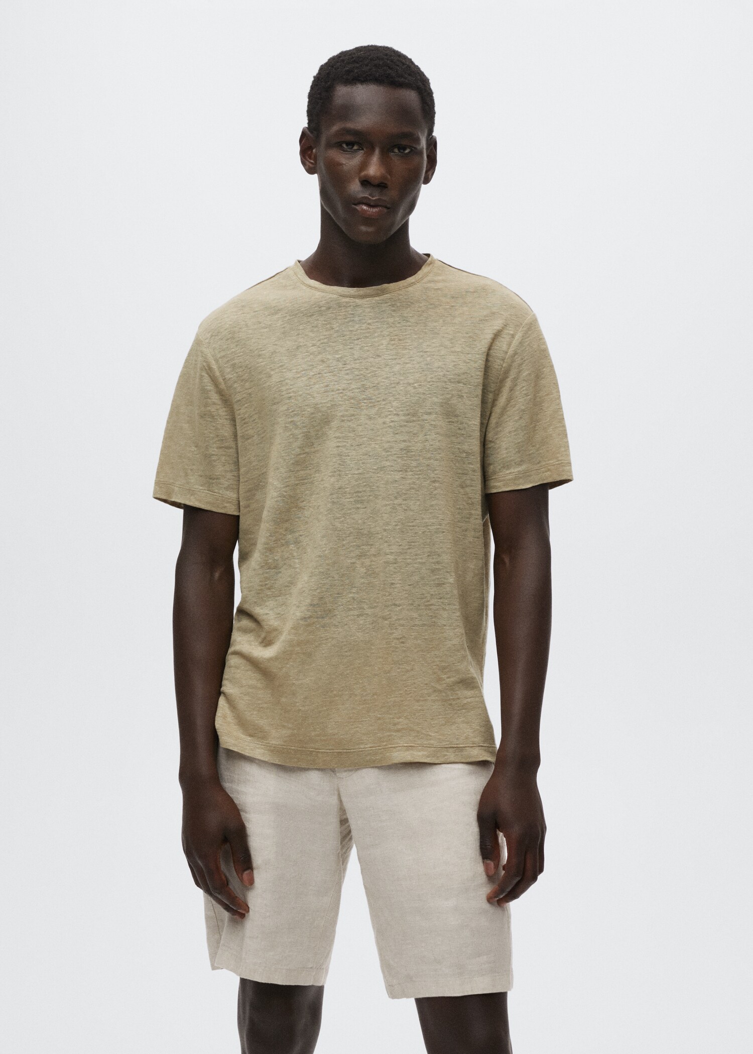 Camiseta 100% lino - Plano medio