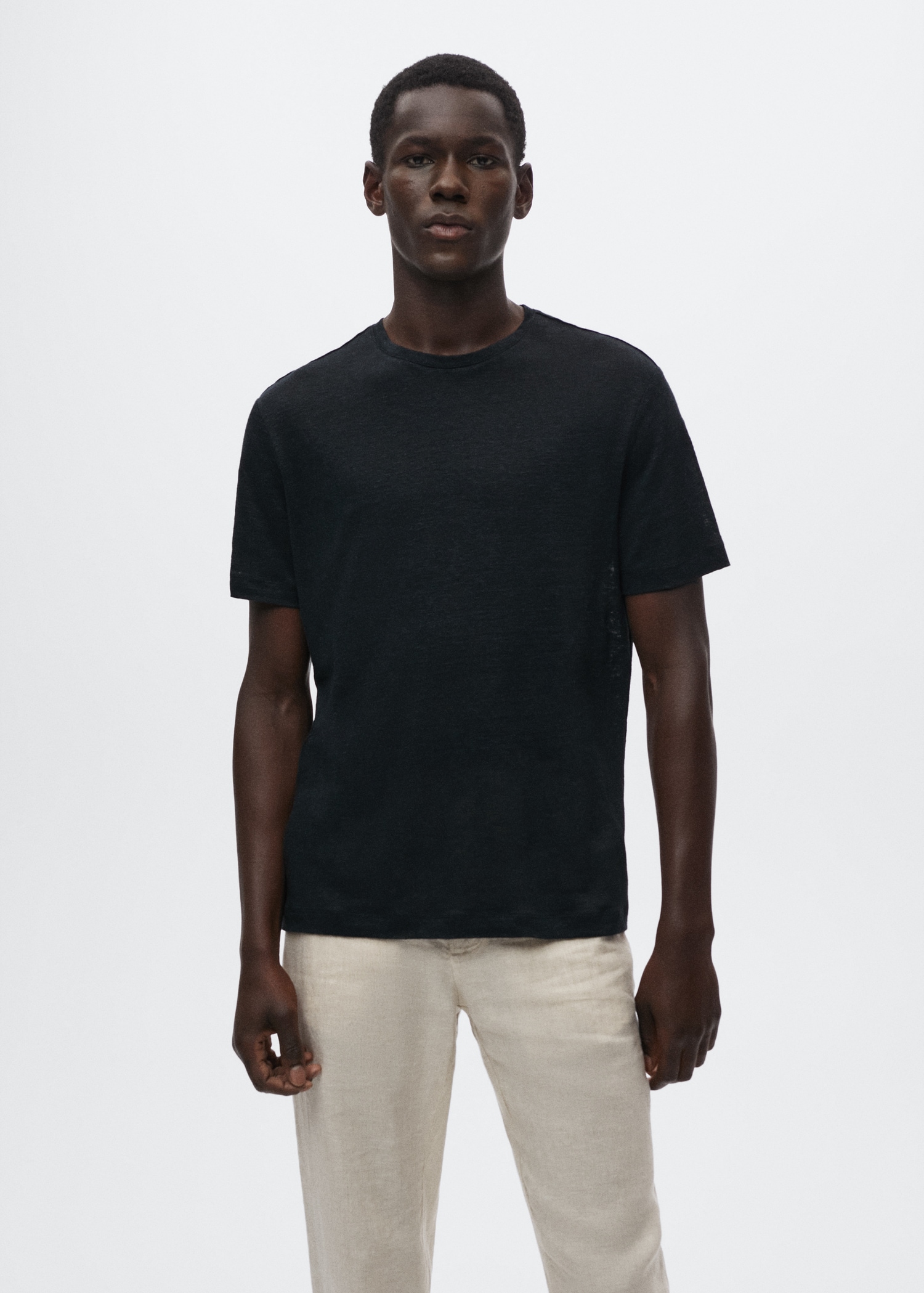 Camiseta 100% lino - Plano medio