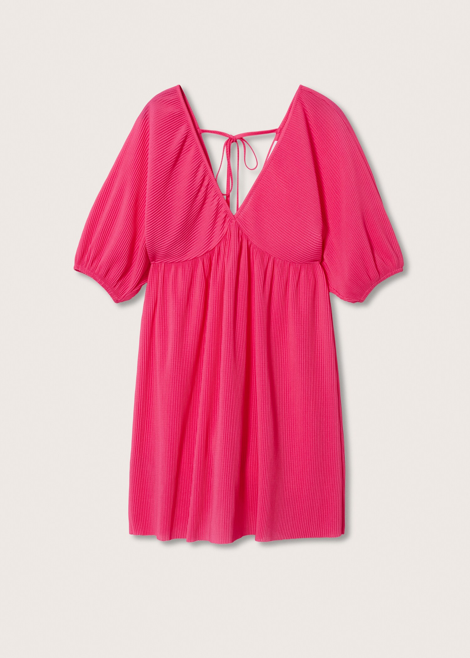 Robe courte texturée - Article sans modèle