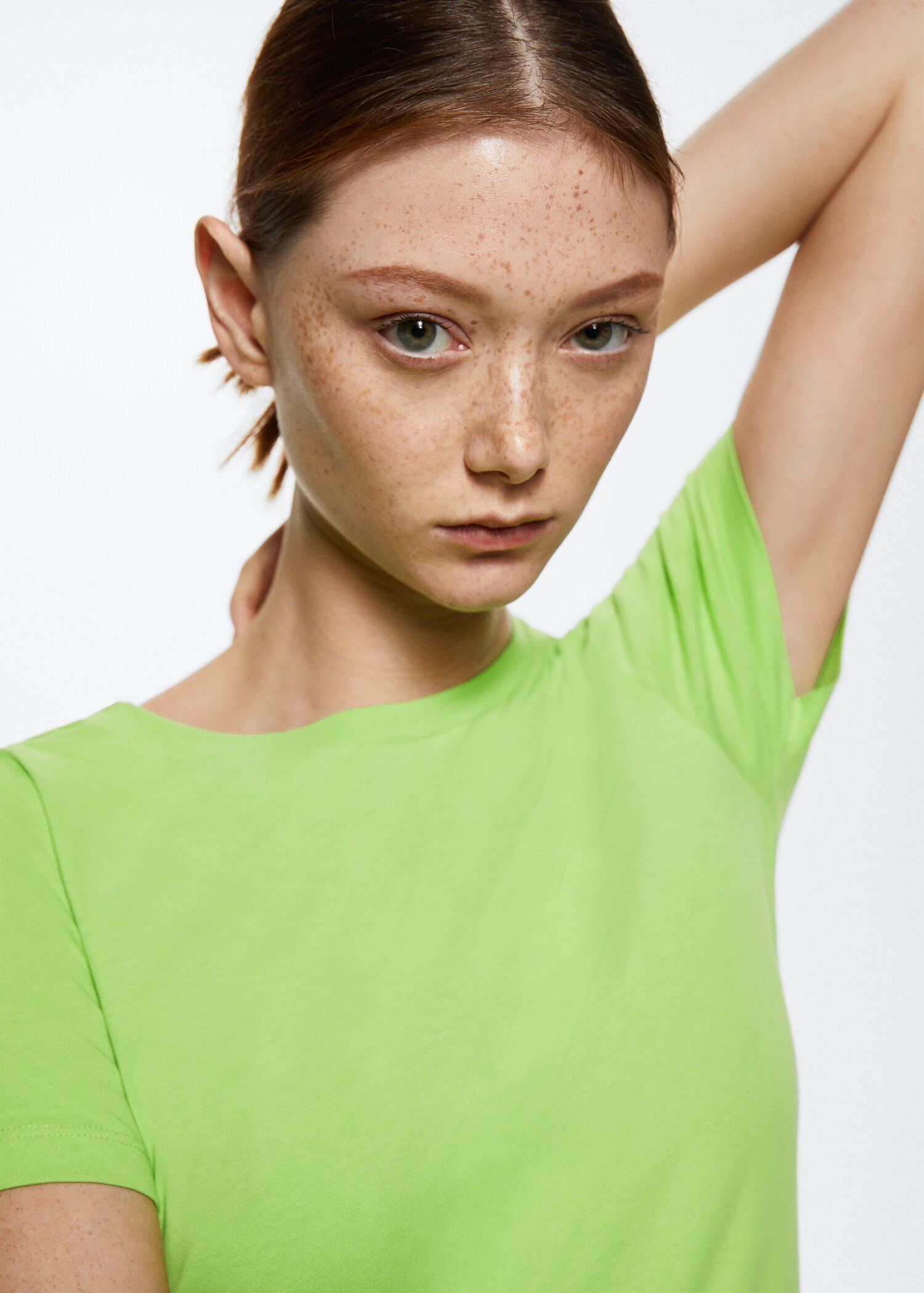 Essential cotton-blend T-shirt - Details of the article 1