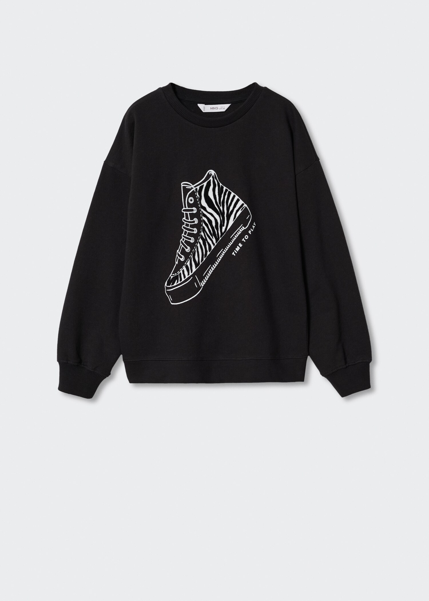 Printed cotton sweatshirt - Article without model
