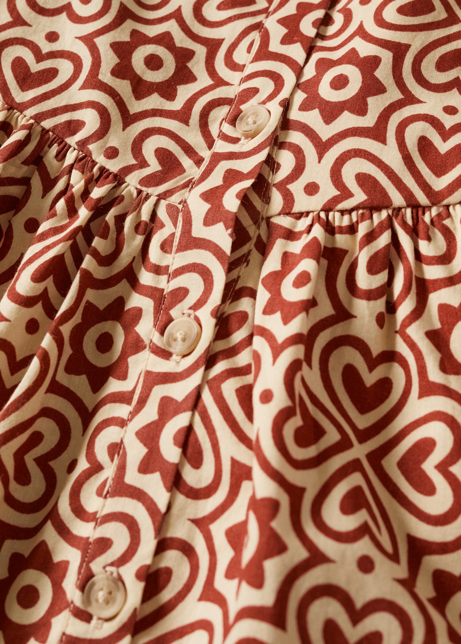 Printed cotton dress - Details of the article 8