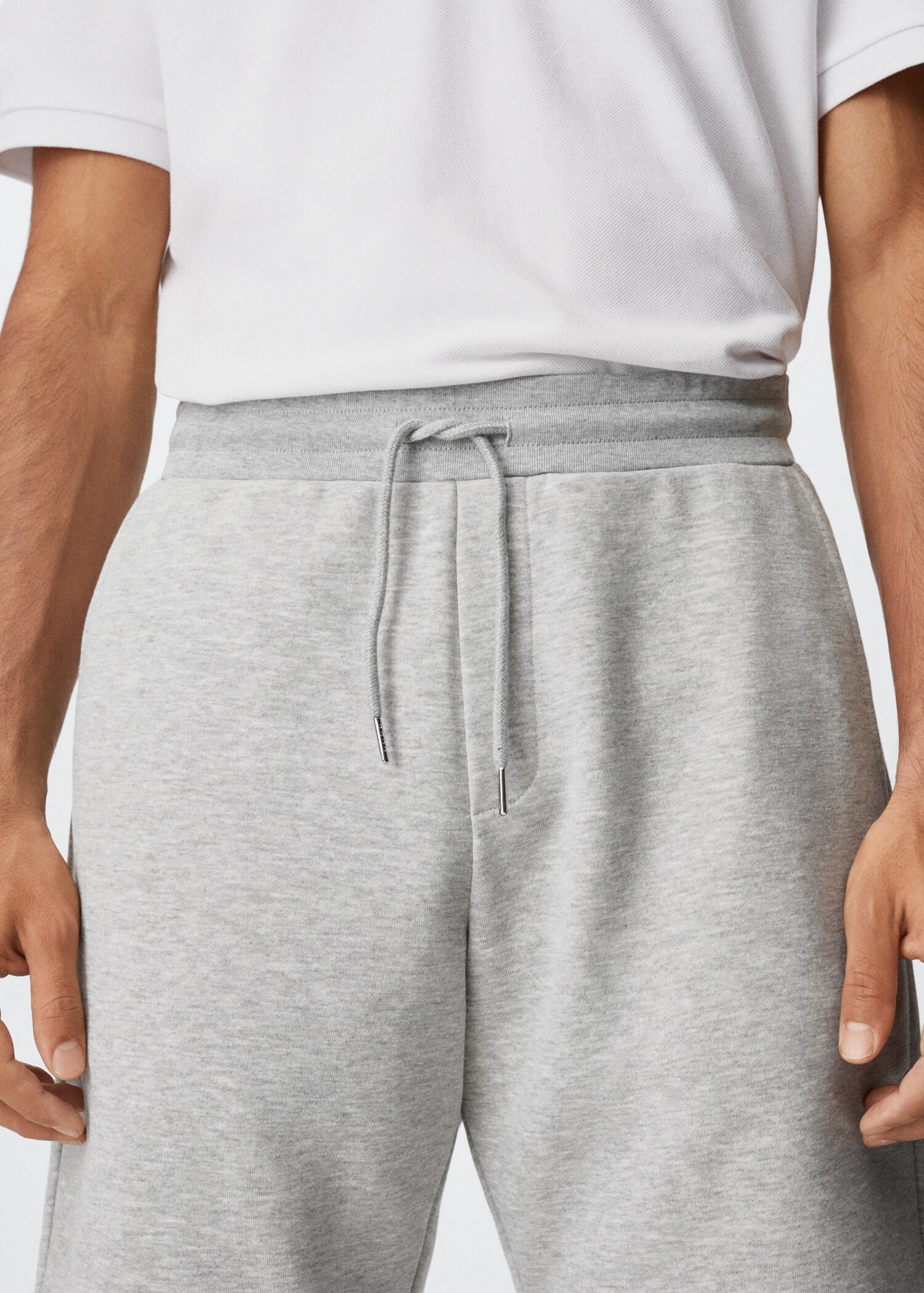 Jogger cotton Bermuda shorts - Details of the article 1