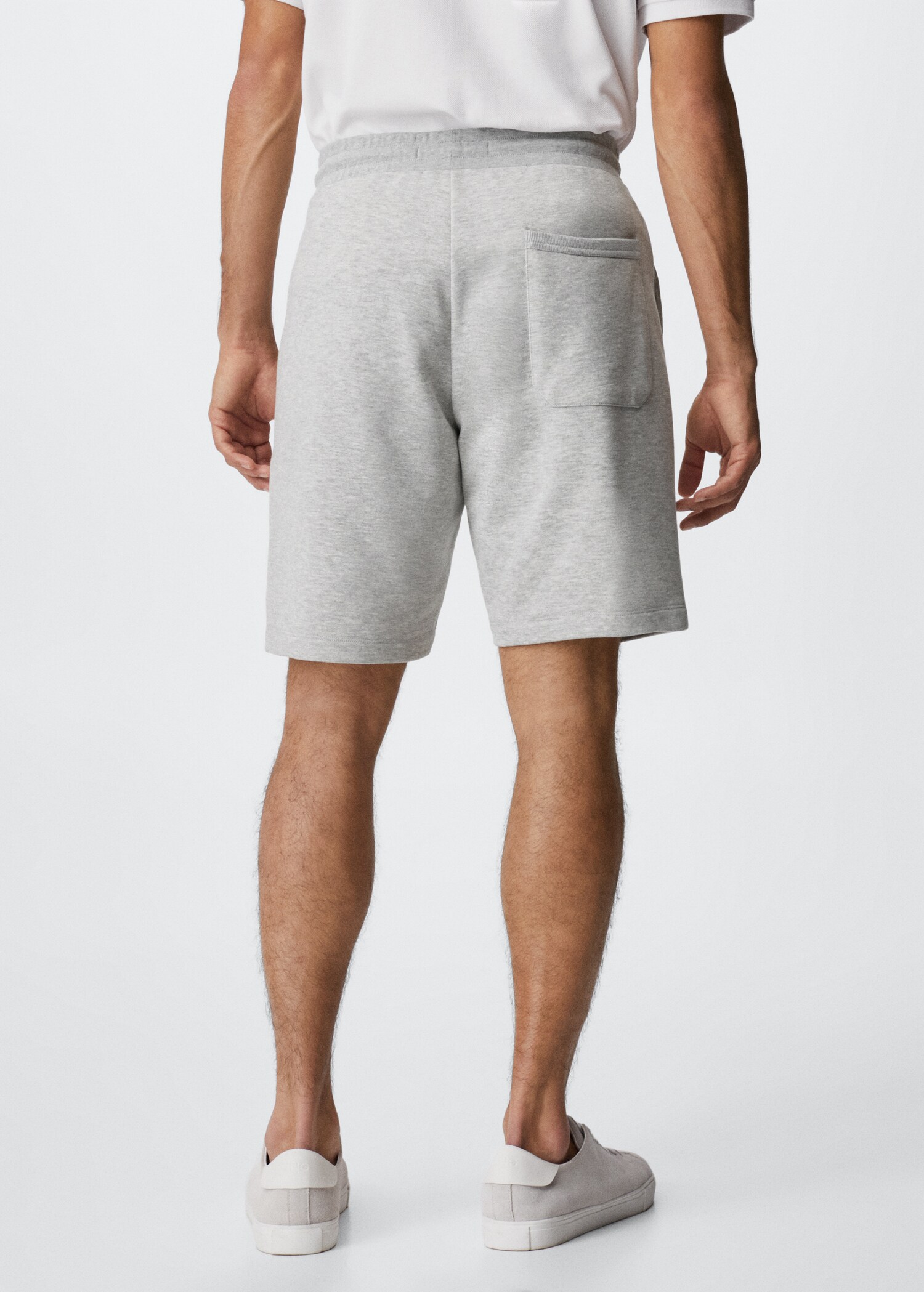 Jogger cotton Bermuda shorts - Details of the article 3