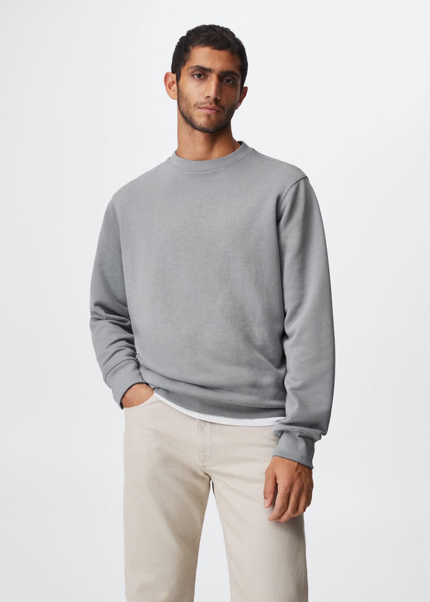 Sweat-shirt léger coton - Plan moyen