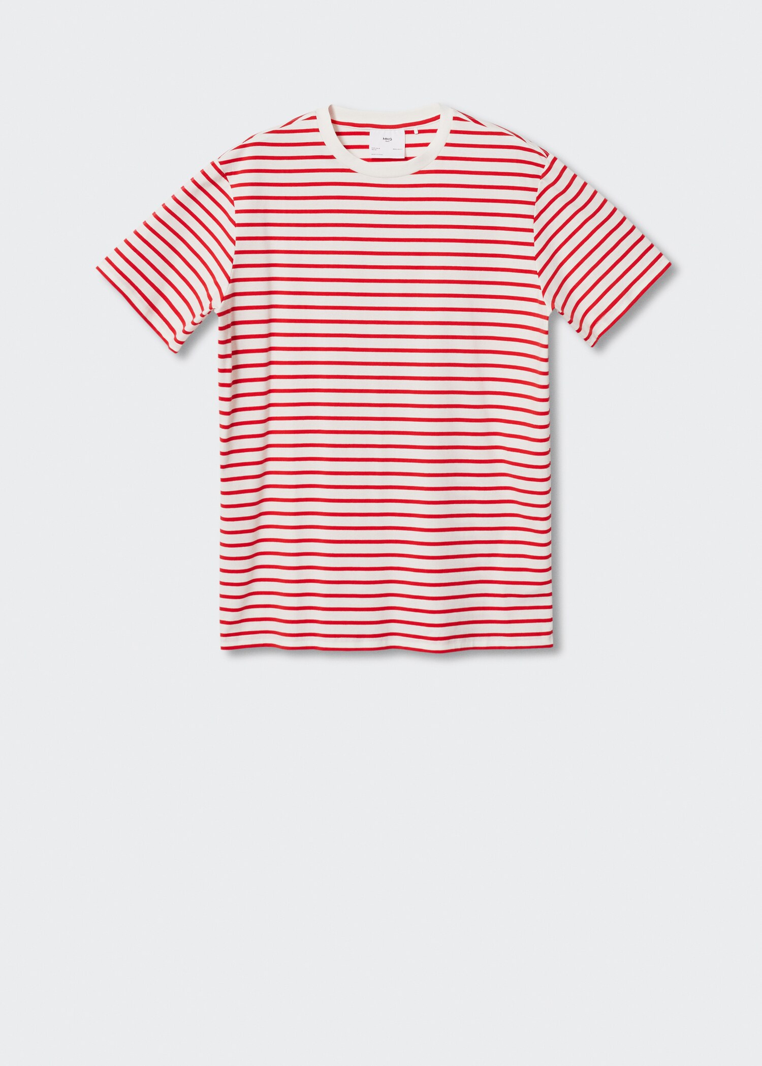 T-shirt algodão riscas - Artigo sem modelo