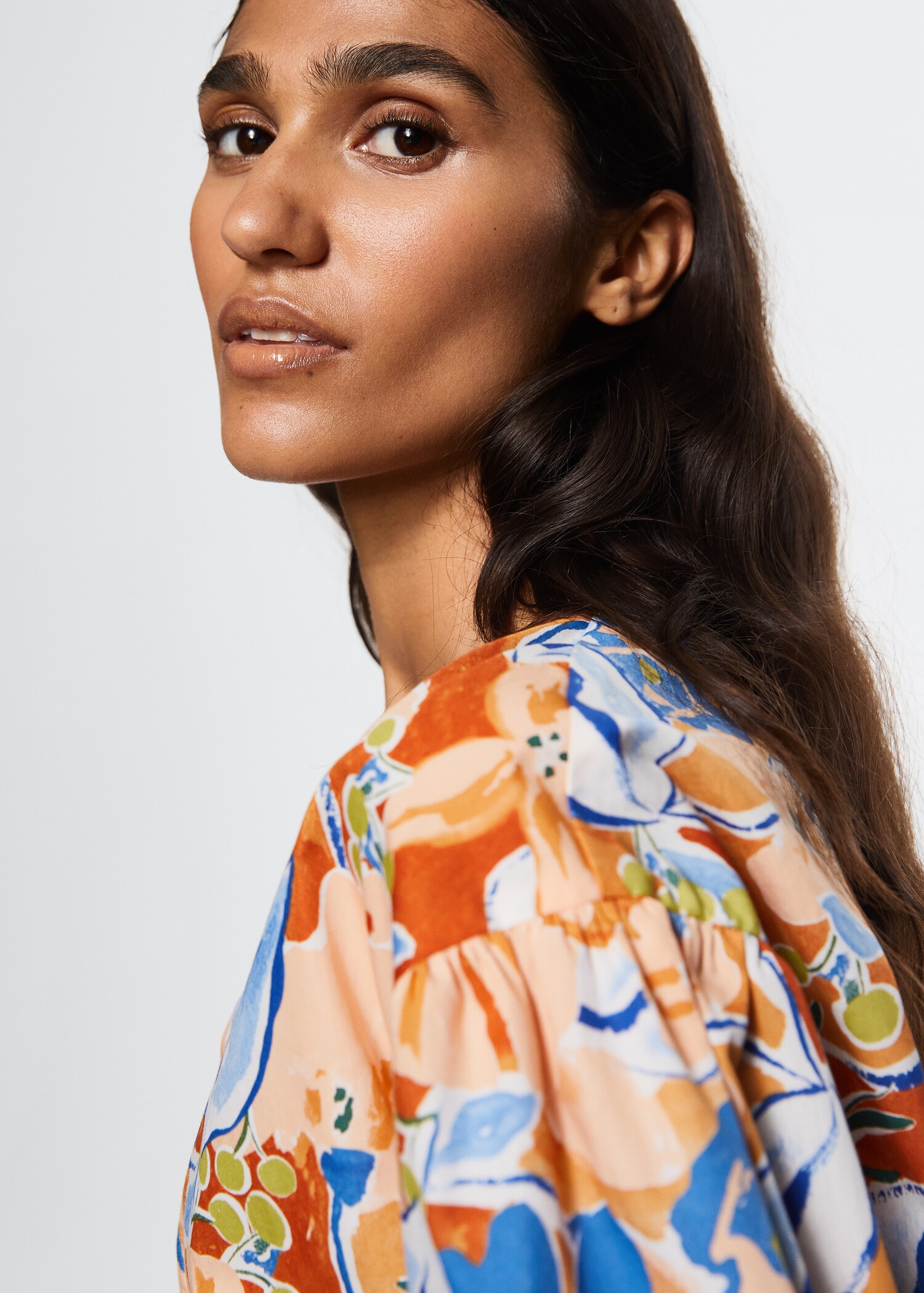 Floral print blouse - Details of the article 1