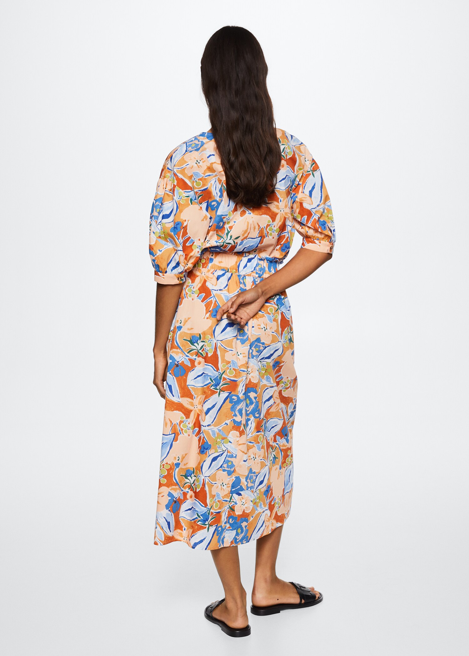 Floral print blouse - Reverse of the article