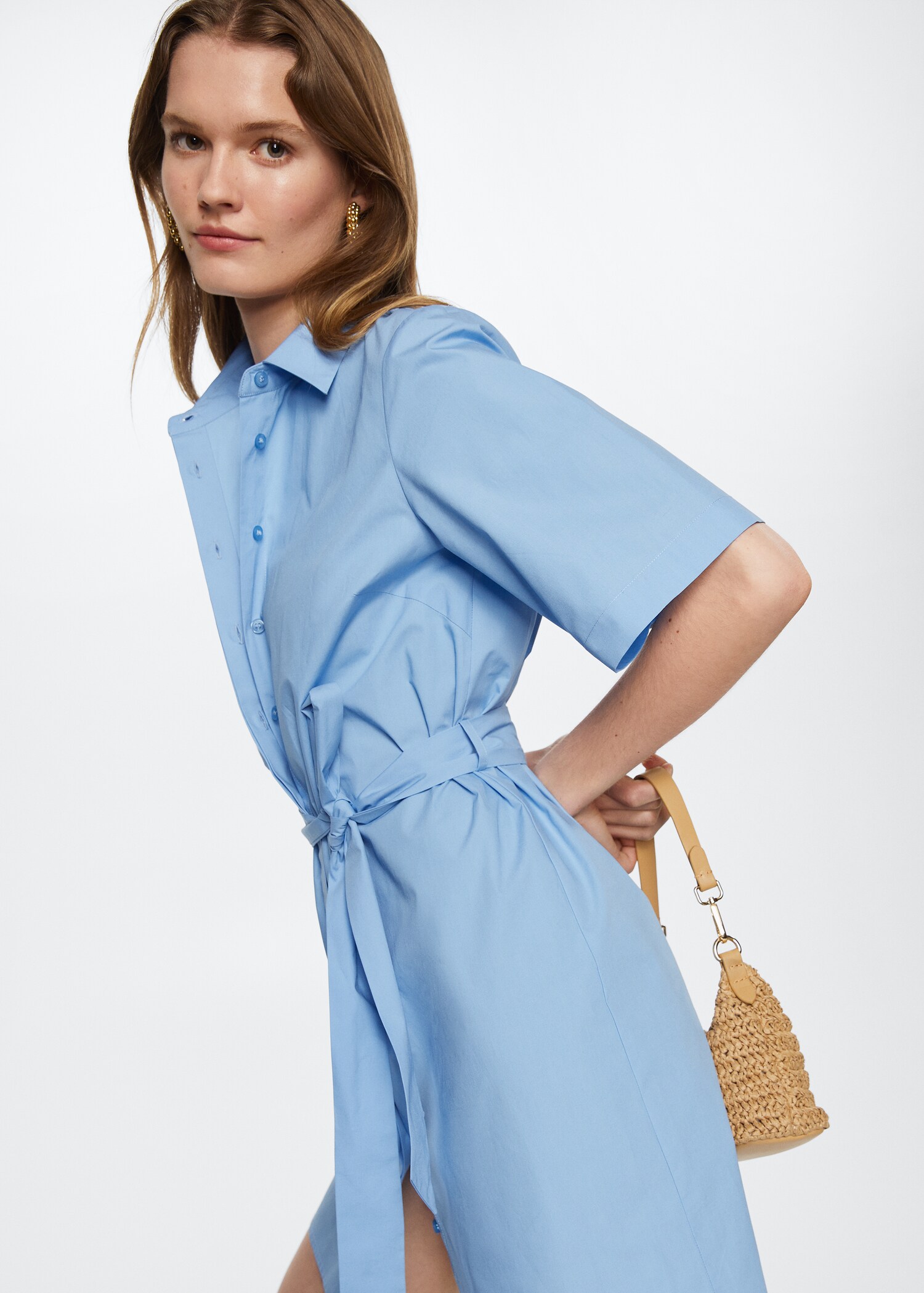 Robe chemisier coton - Détail de l'article 1
