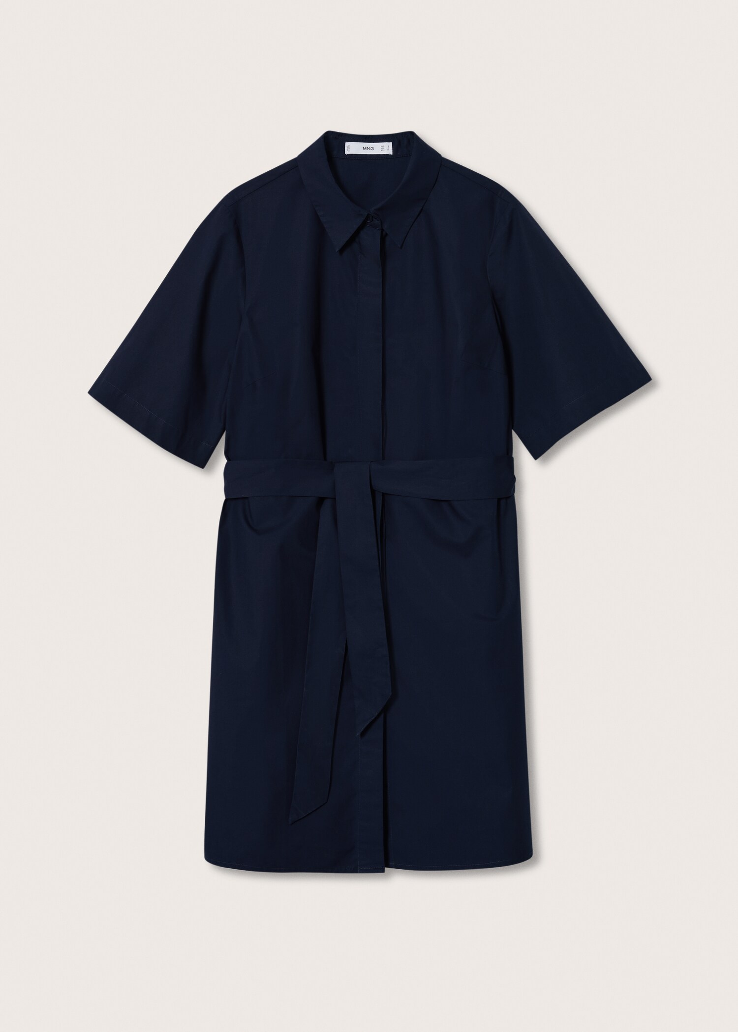 Cotton shirt dress - Article without model