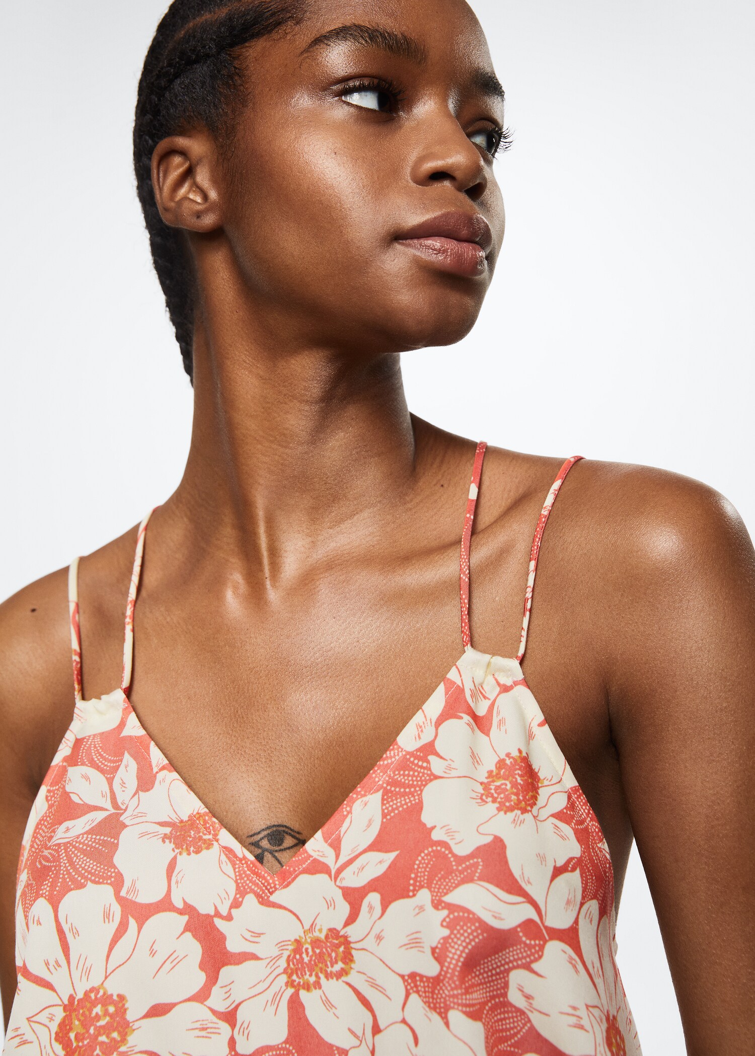 Flower print dress - Details of the article 1